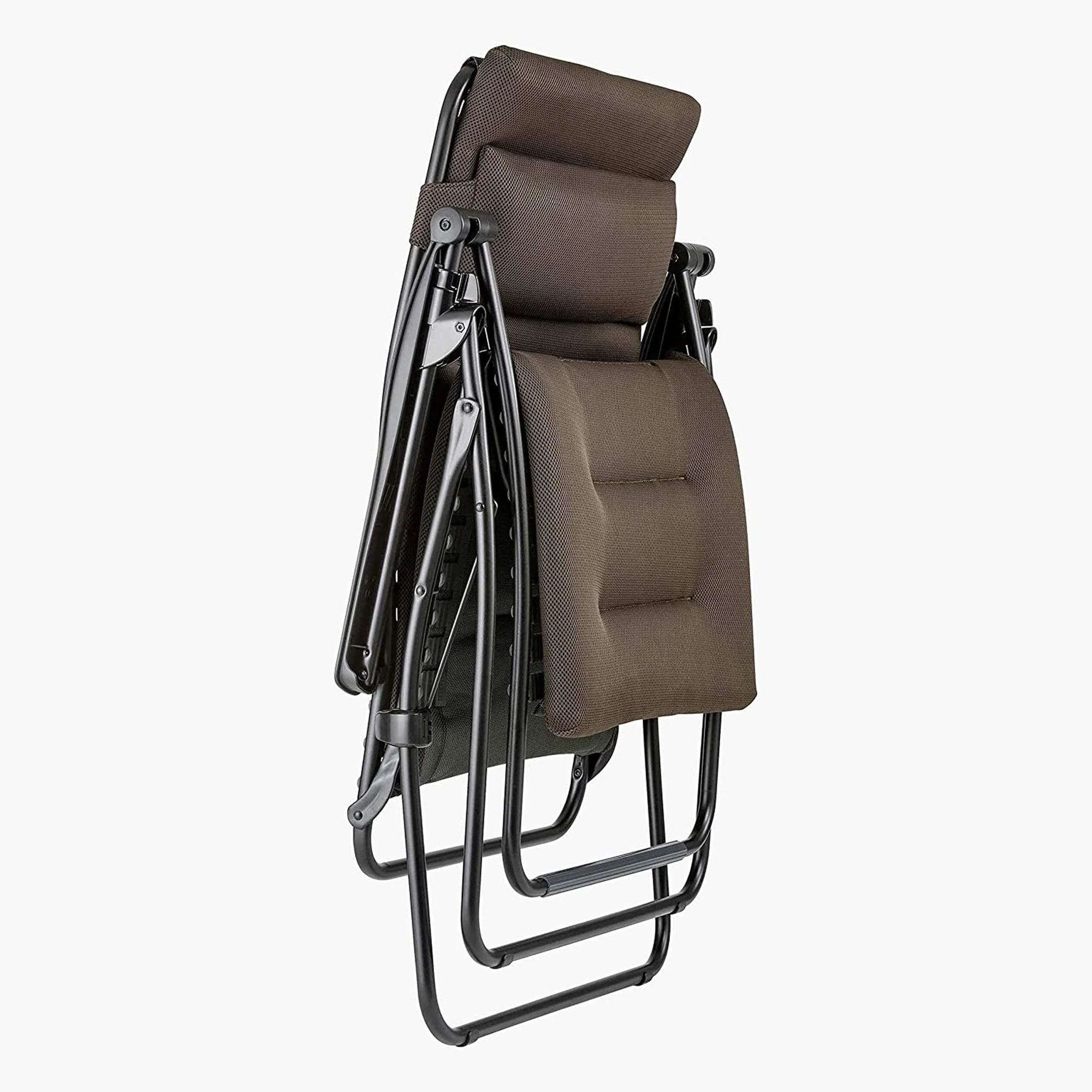 Lafuma R-Clip XL Relaxation Zero Gravity Lounge Recliner Chair, Taupe - Image 4
