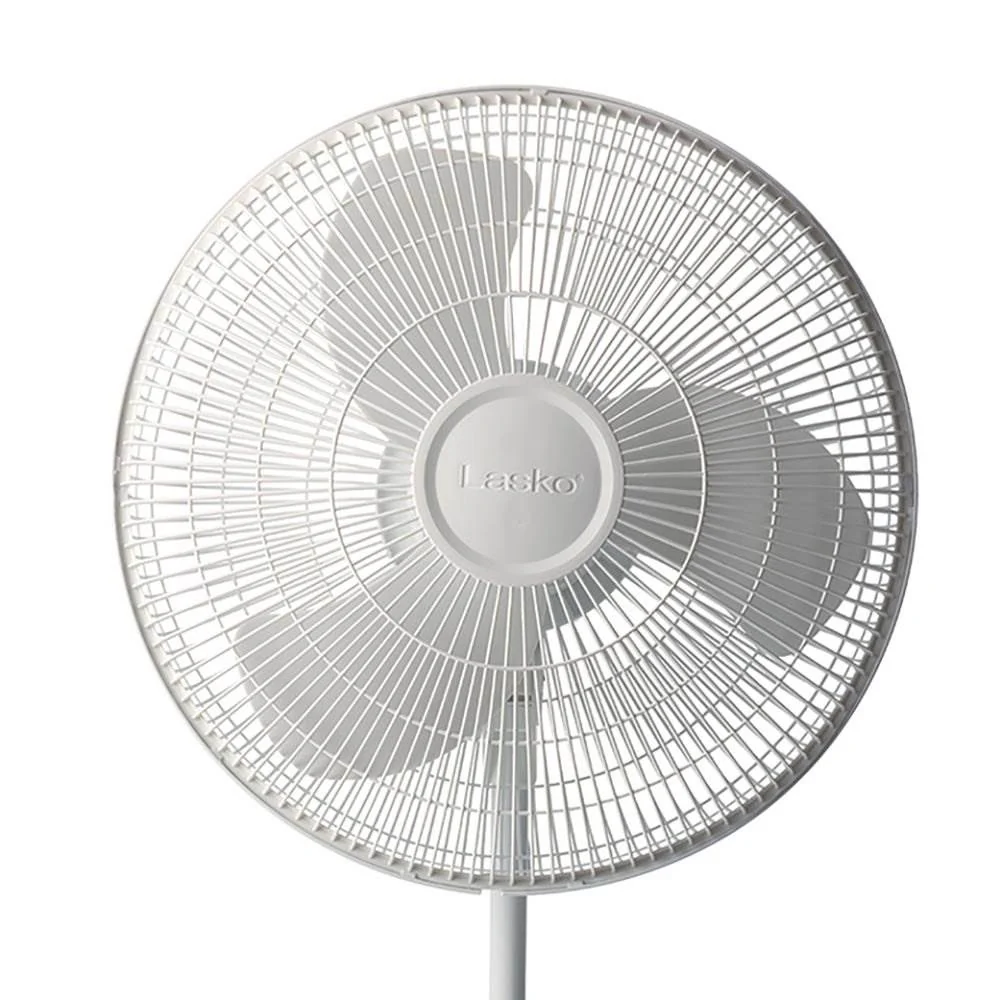 Lasko 16 Inch 3 Speed Oscillating Adjustable Stand Pedestal Floor Fan (2 Pack) - Image 3