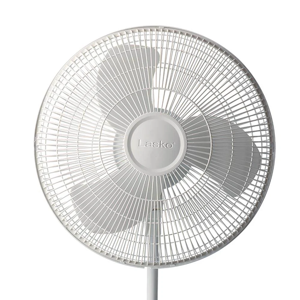 Lasko 16 Inch 3 Speed Oscillating Adjustable Stand Pedestal Floor Fan (4 Pack) - Image 3