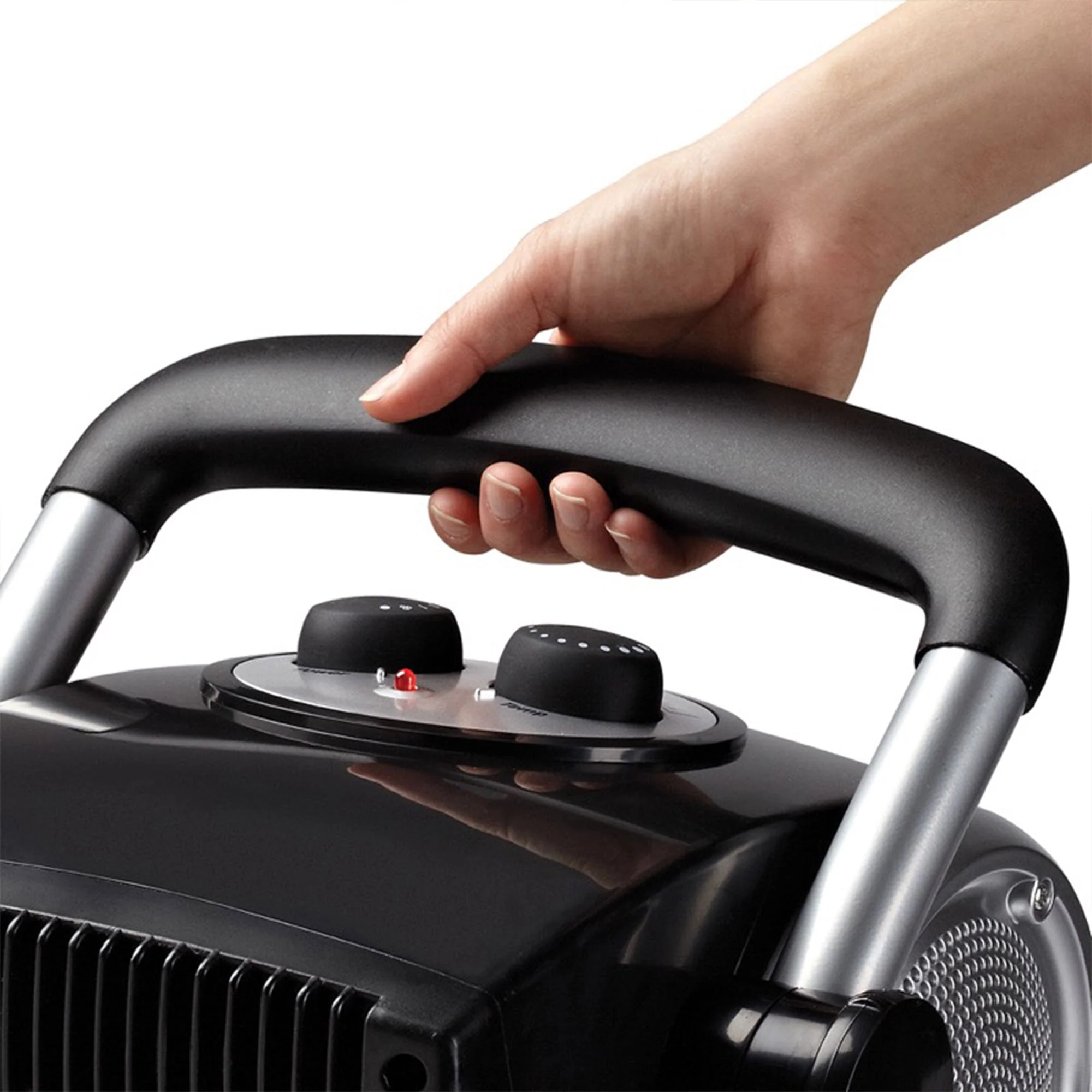 Lasko 5919 Pro Portable Electric 1500W Ceramic Utility Room Space Heater, Silver - Image 3