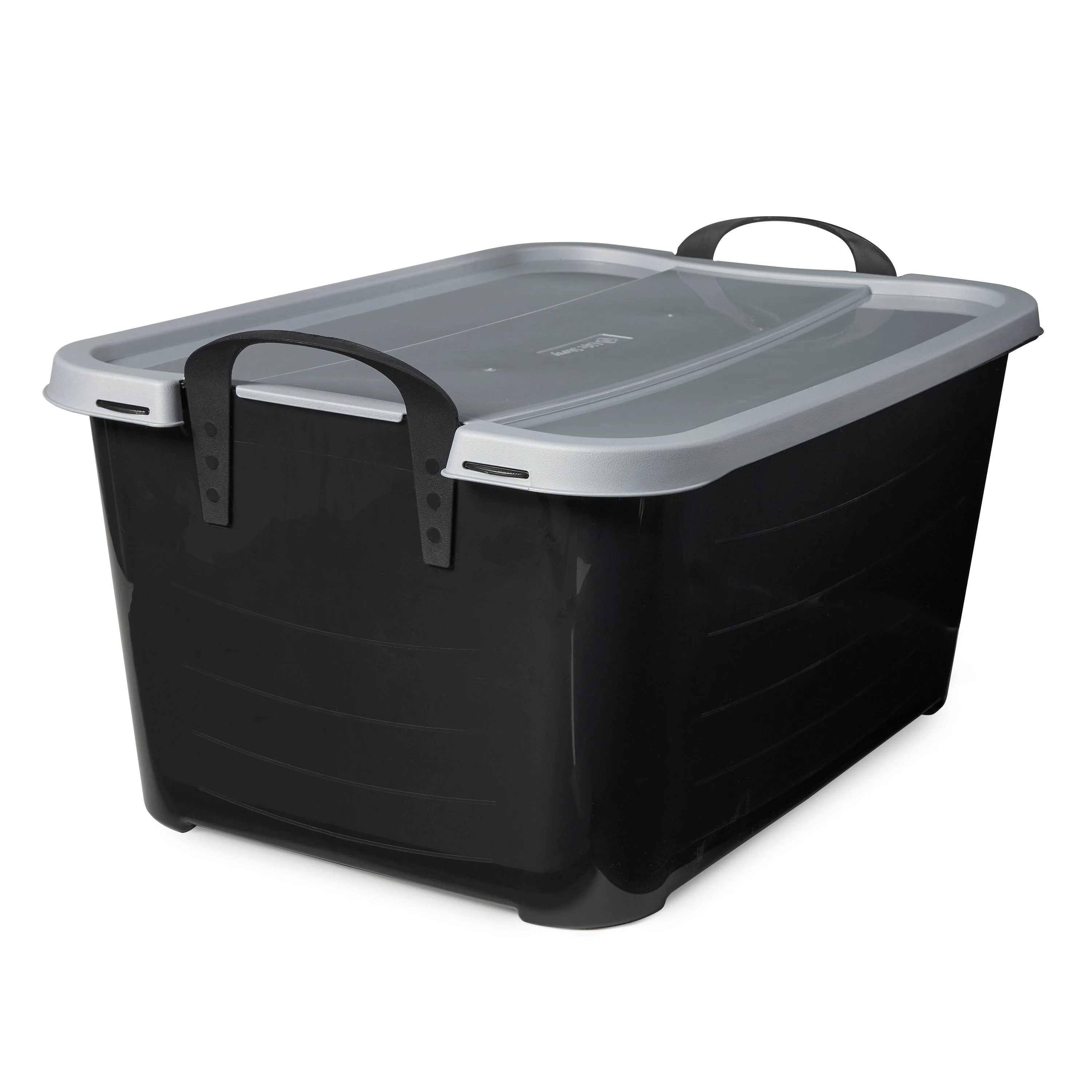 Life Story 55 Quart Stackable Storage Bin, Heavy Duty Lidded Container, 12 Pack