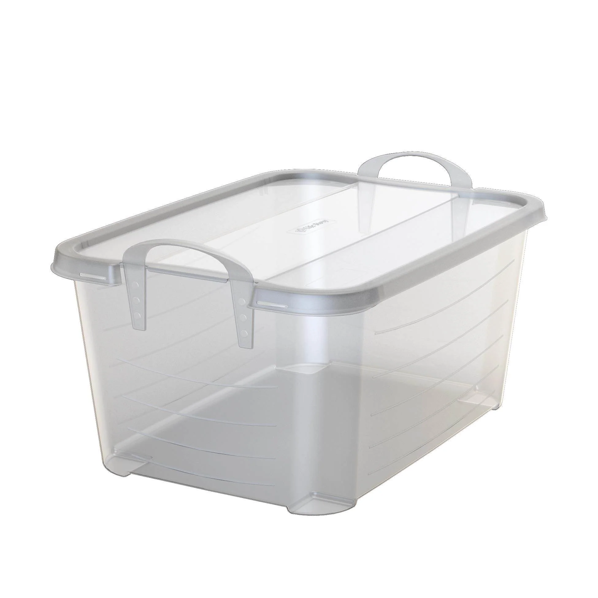 Life Story 55 Quart Stackable Storage Bin, Light Duty Container, Clear, 6 Pack - Image 6