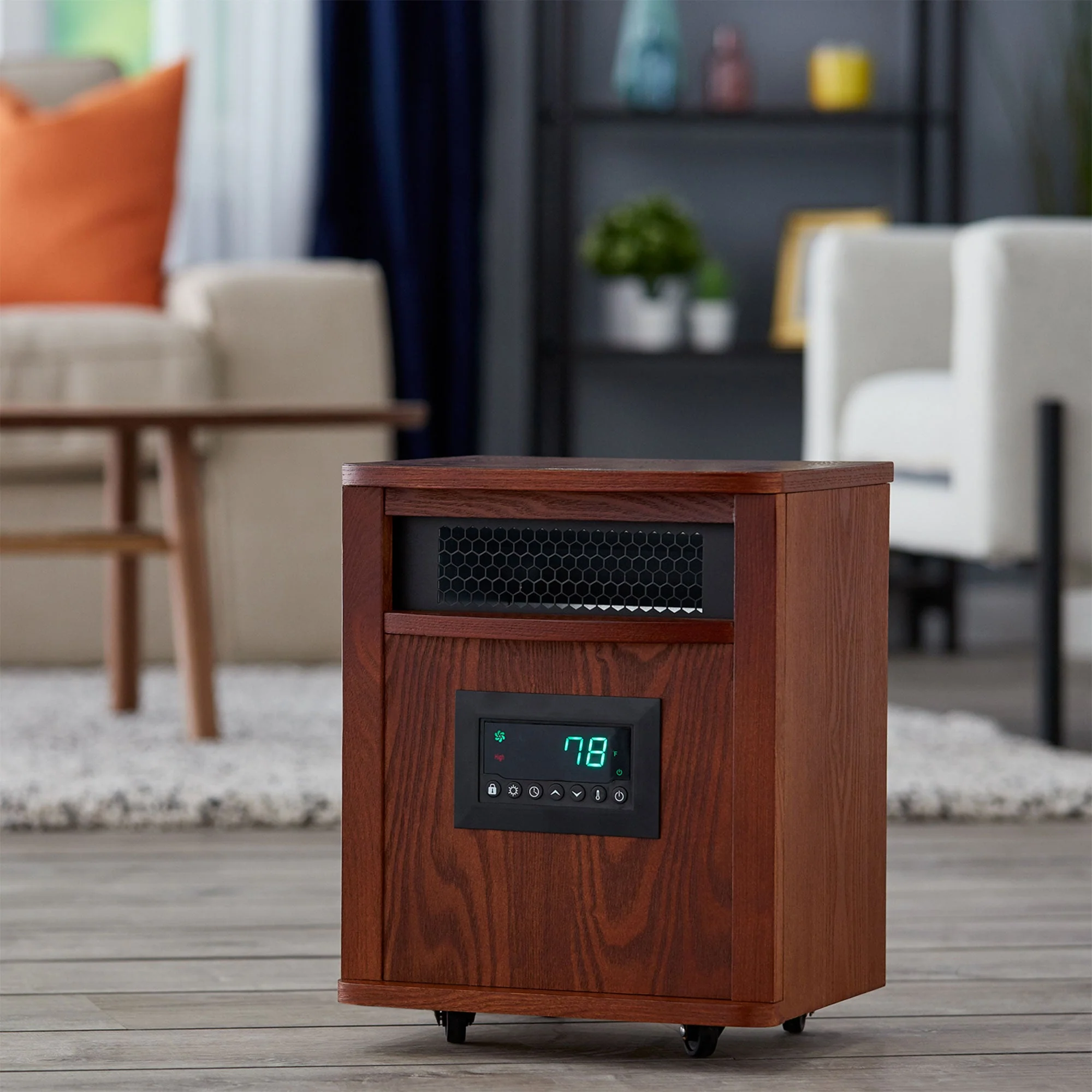 Lifesmart 6 Element 1500W Portable Infrared Quartz Mica Space Heater (4 Pack) - Image 8