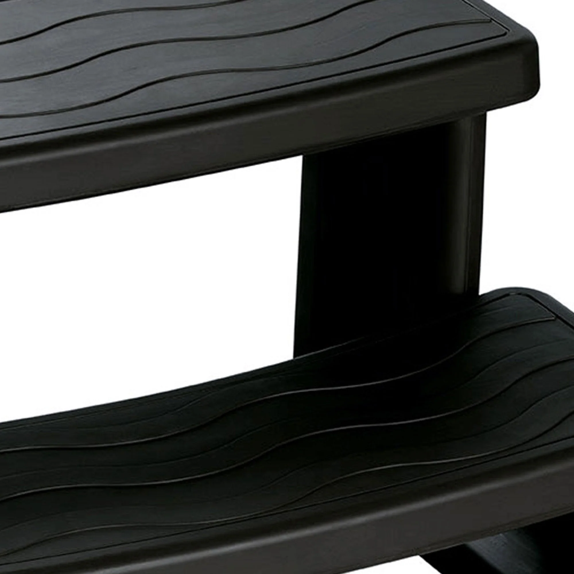 Lifesmart Hot Tub Spa Side Step for Square and Round Hot Tubs, 31" x 16", Black - Image 8