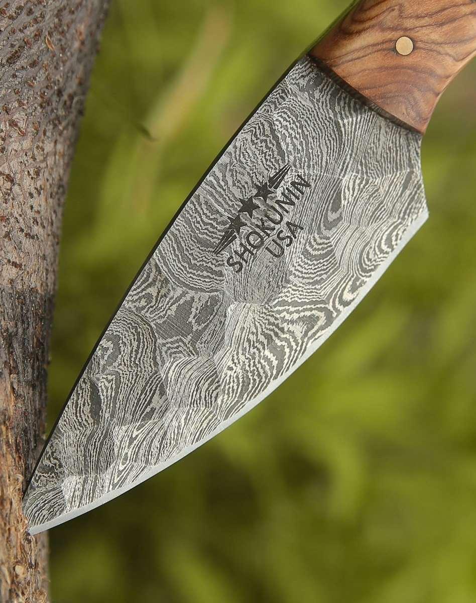 Lightning Everyday Carry Knife with Olive & Resin Handle - Image 3
