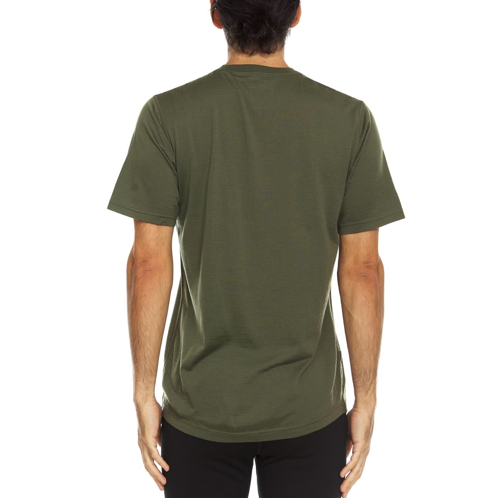 Lightweight Men's Wool T Shirt Crew - 100% Merino Wool - Image 7