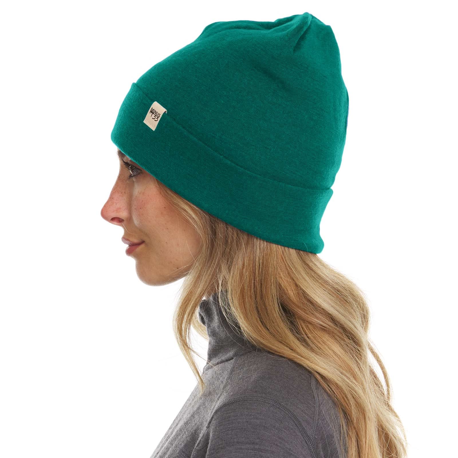 Lightweight Wool Cuff Beanie - 100% Merino Wool - Image 15