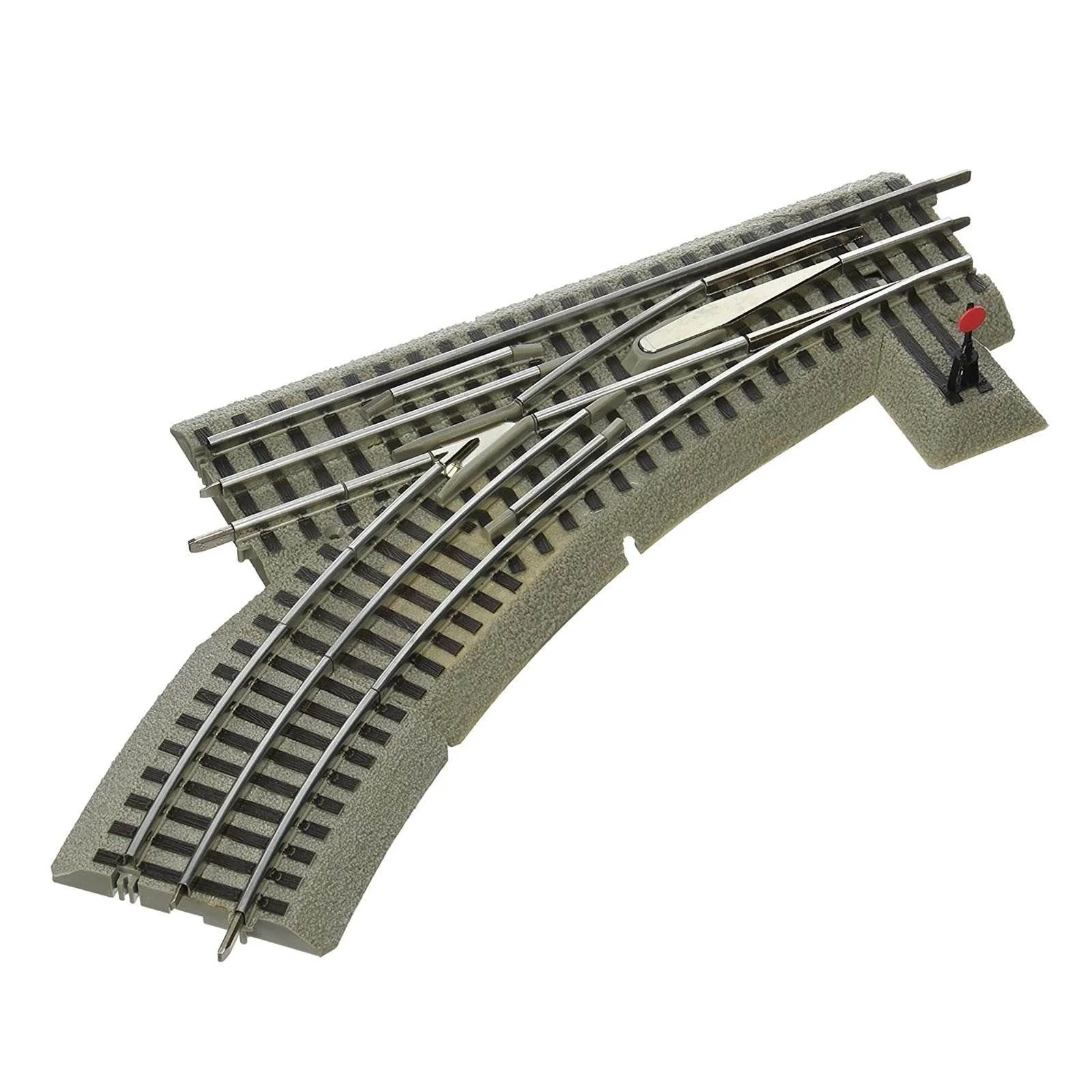 Lionel Trains O-Gauge Fastrack O36 Manual Left Hand Switch Track Piece w/ Curve - Image 4
