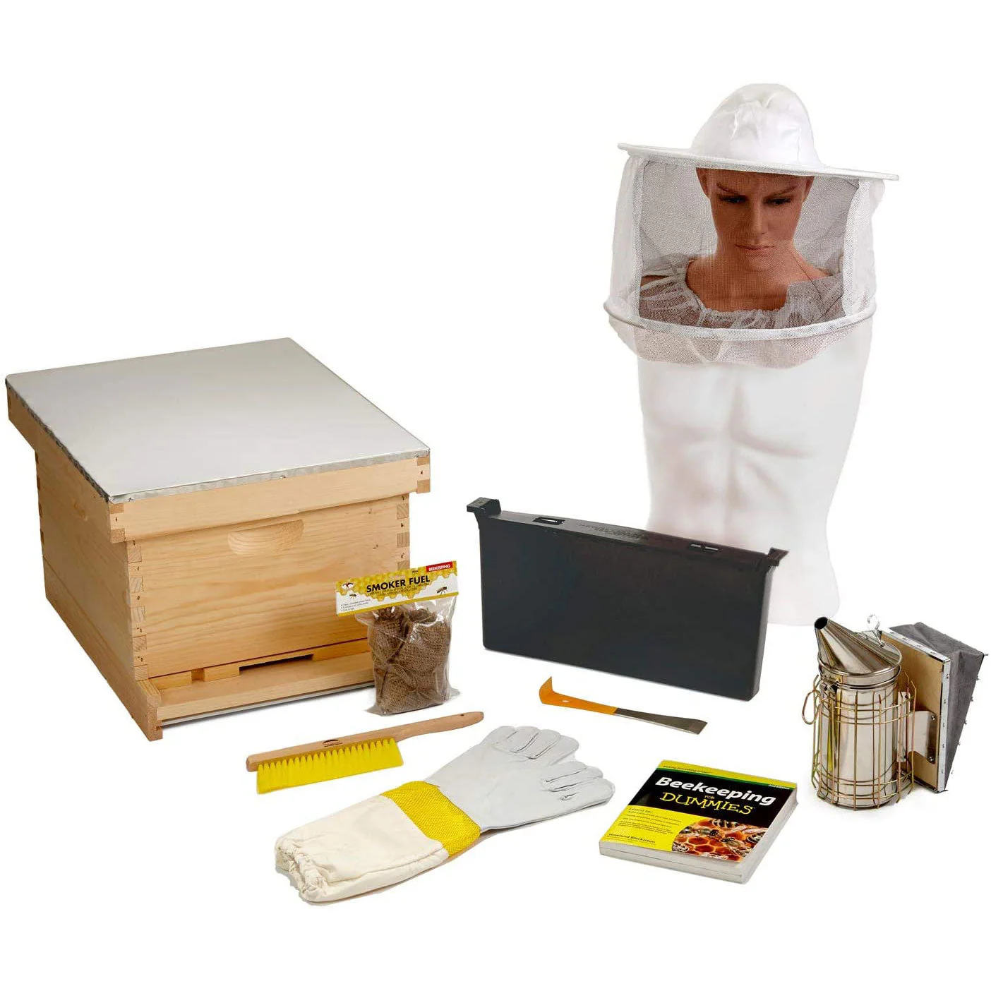 Little Giant 10-Frame Deluxe Beginner Backyard Beekeeping Hive Starter Kit - Image 4