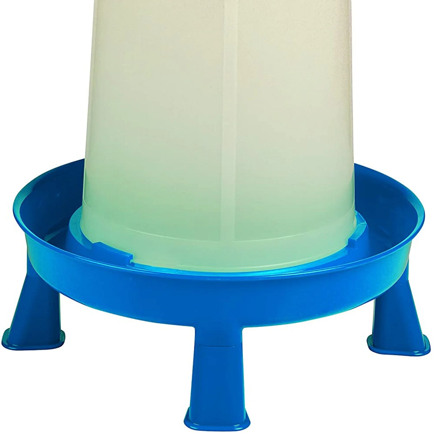 Little Giant 2.5 Gallon Poultry Chicken Water Dispenser w/ Carrying Handle, Blue - Image 3