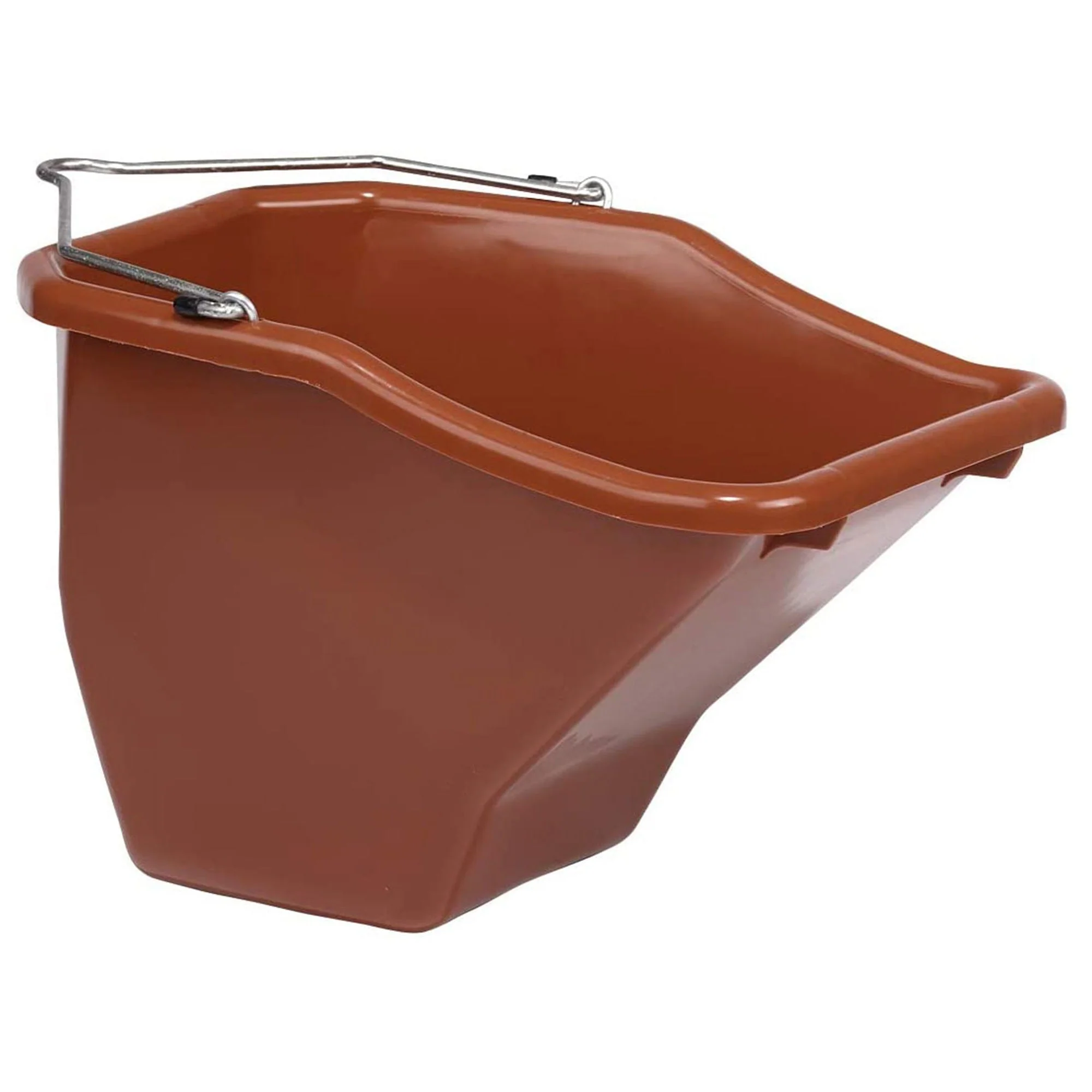 Little Giant 20-Quart Durable Flat Back Livestock Feed Bucket, Red (2 Pack) - Image 2