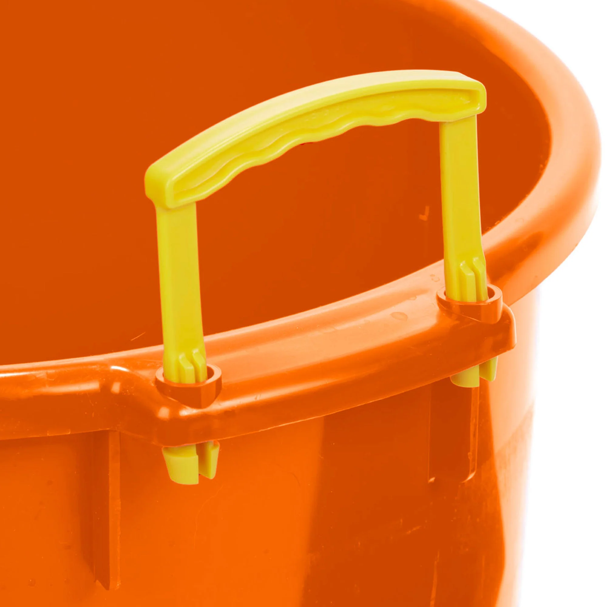 Little Giant 70 Quart Durable and Versatile Utility Muck Tub w/Handles, Orange - Image 8