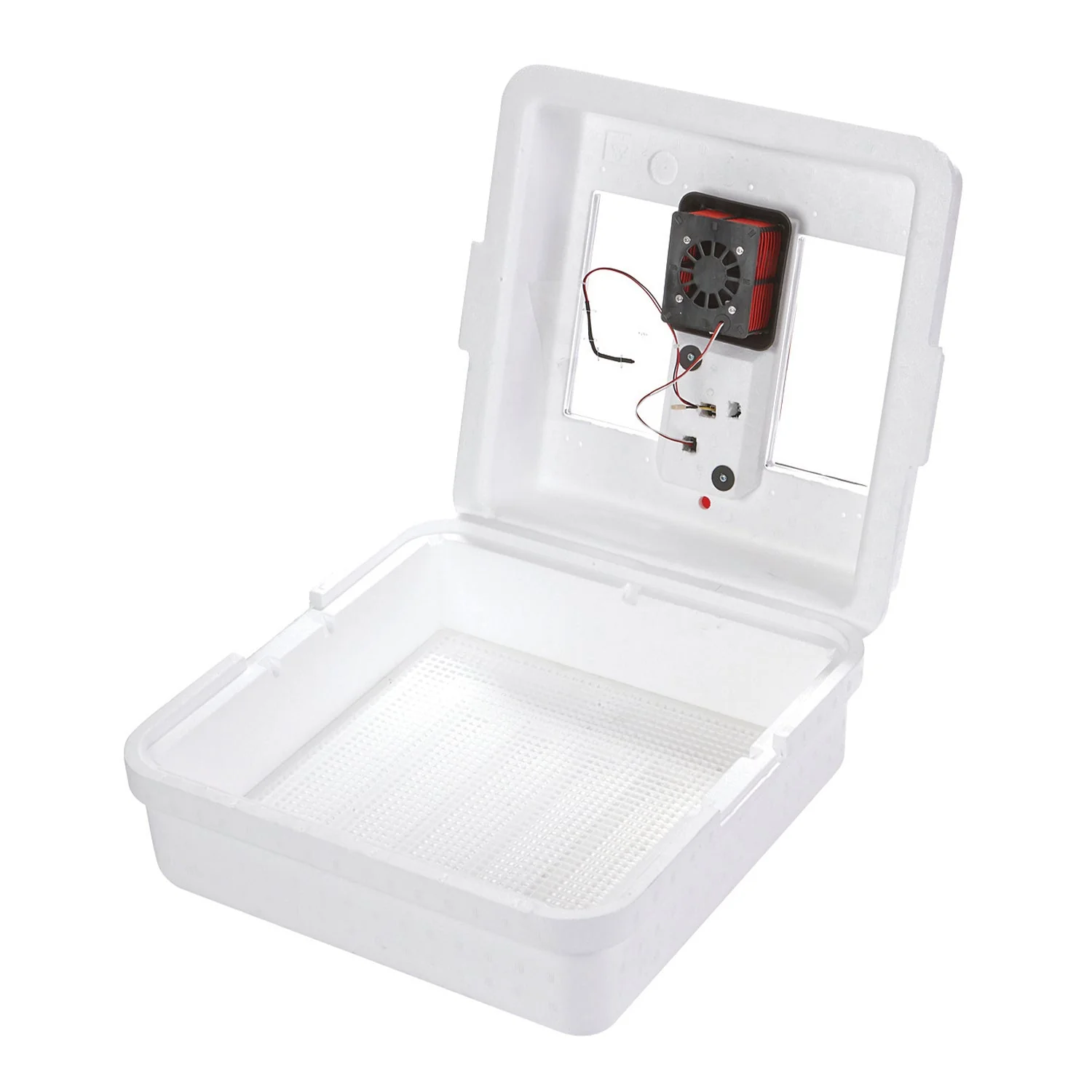 Little Giant 9300 Digital Still Air Incubator w/ LCD Display for 41 Eggs, White - Image 3