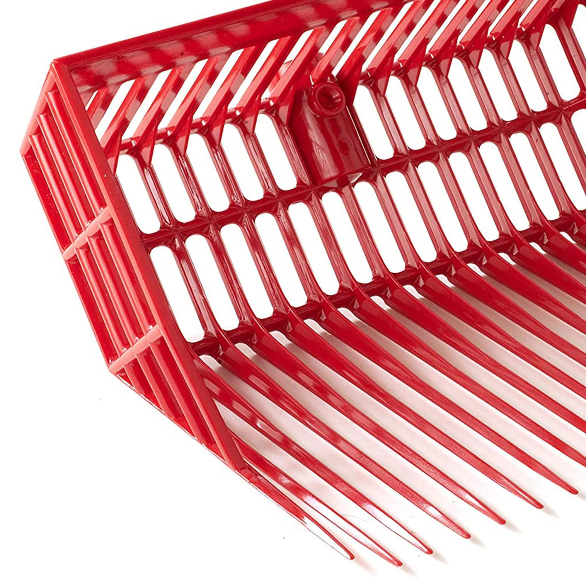 Little Giant DuraPitch Polycarbonate Pitch Fork Head with Basket Design, Red - Image 3