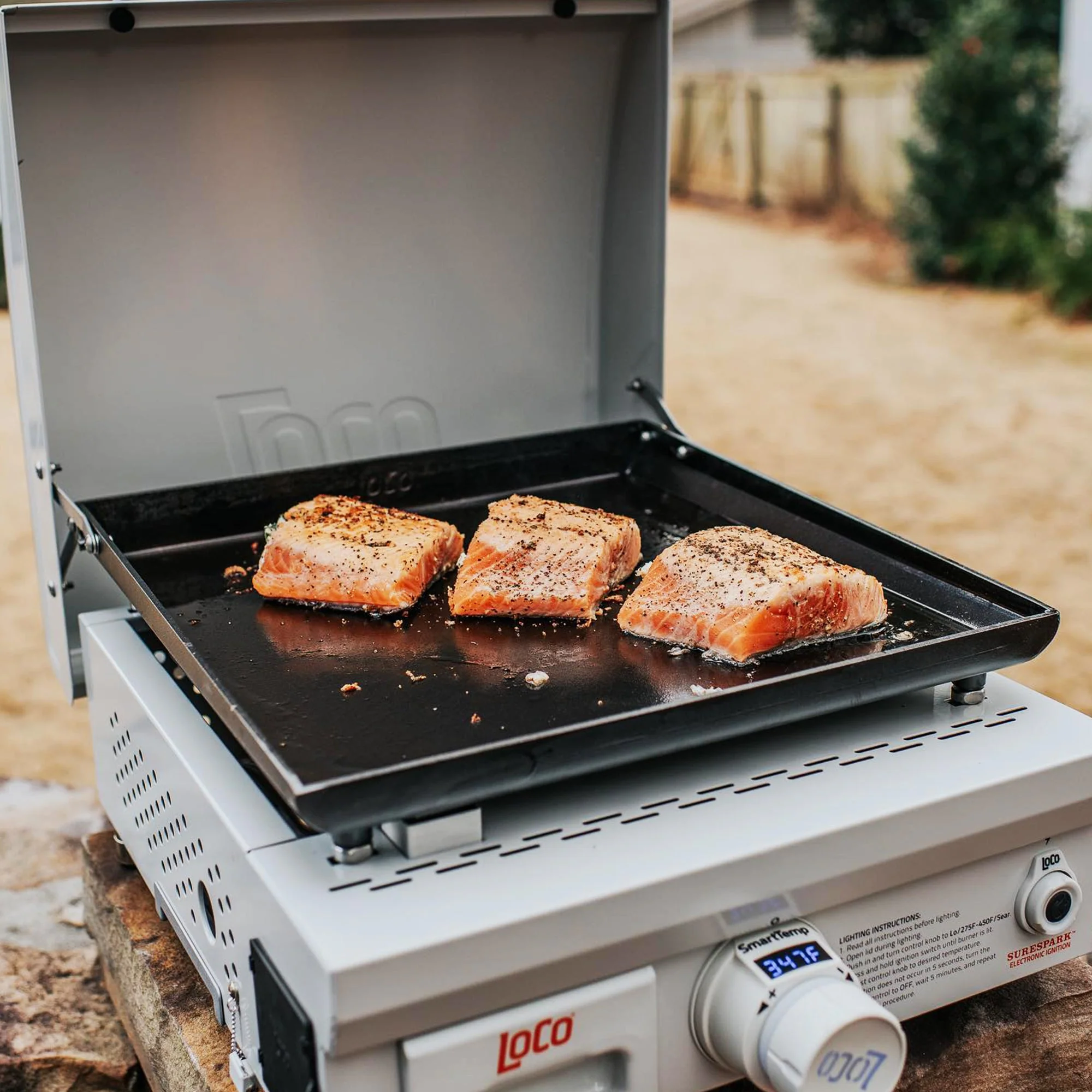 Loco Cookers 1 Burner Portable Tabletop Digital Propane SmartTemp 16" Flat Top - Image 5