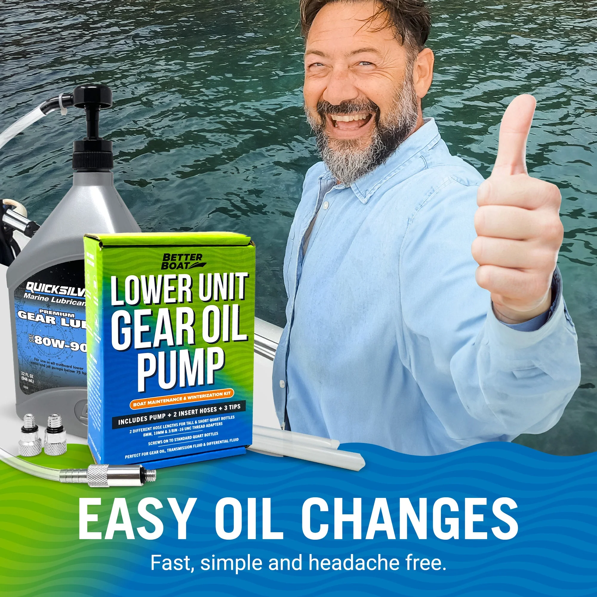 Lower Unit Gear Oil Pump - Image 2