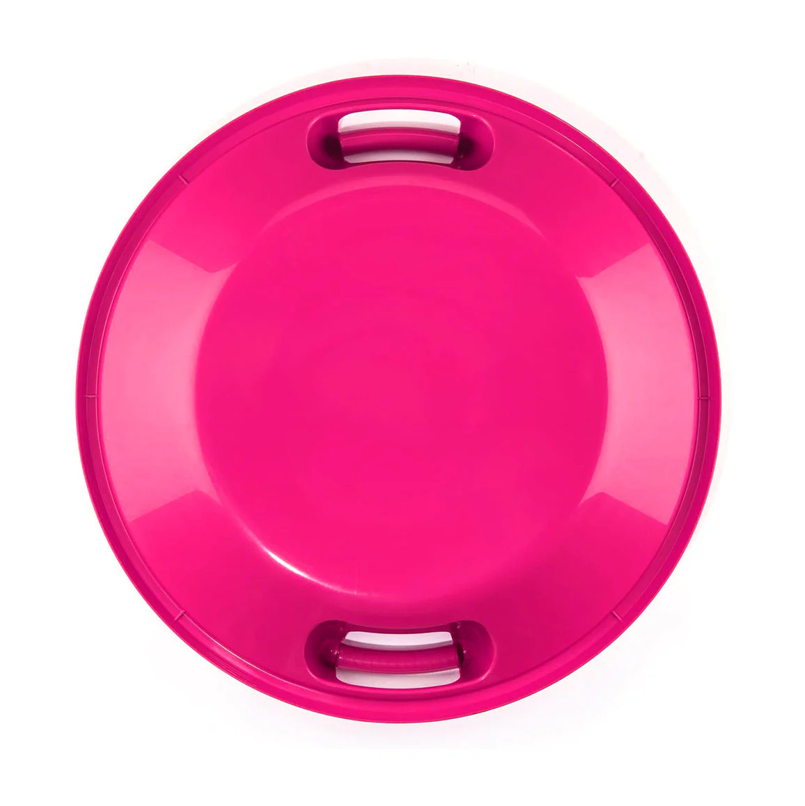Lucky Bums Circular Saucer Snow Sled for Winter Sledding, 25" Diameter, Pink - Image 3