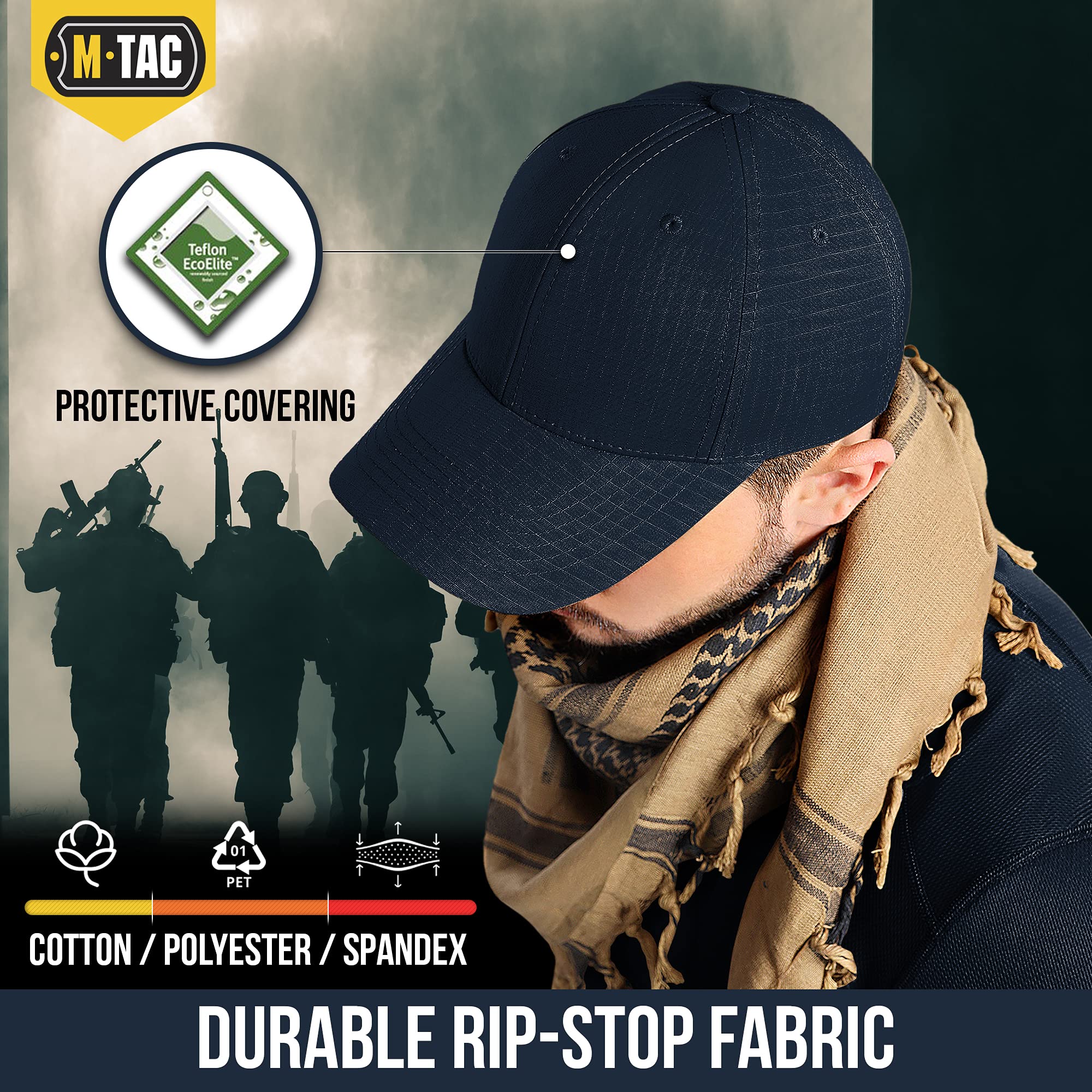 M-Tac Baseball Cap Flex Rip-Stop - Image 20