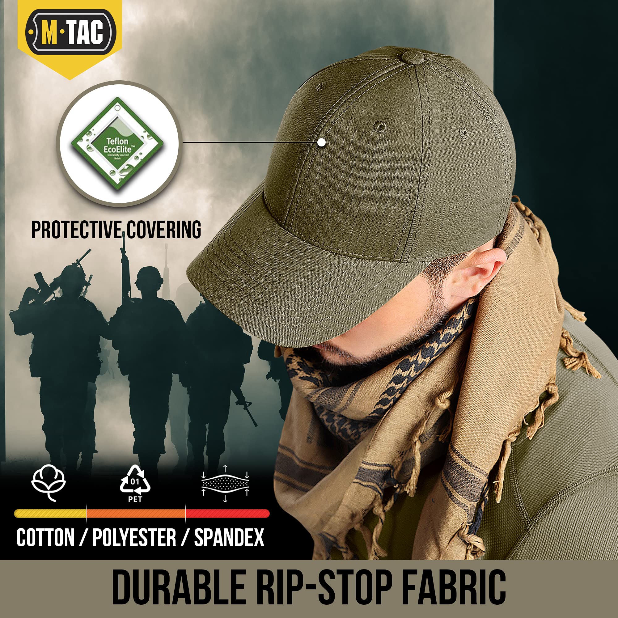 M-Tac Baseball Cap Flex Rip-Stop - Image 32