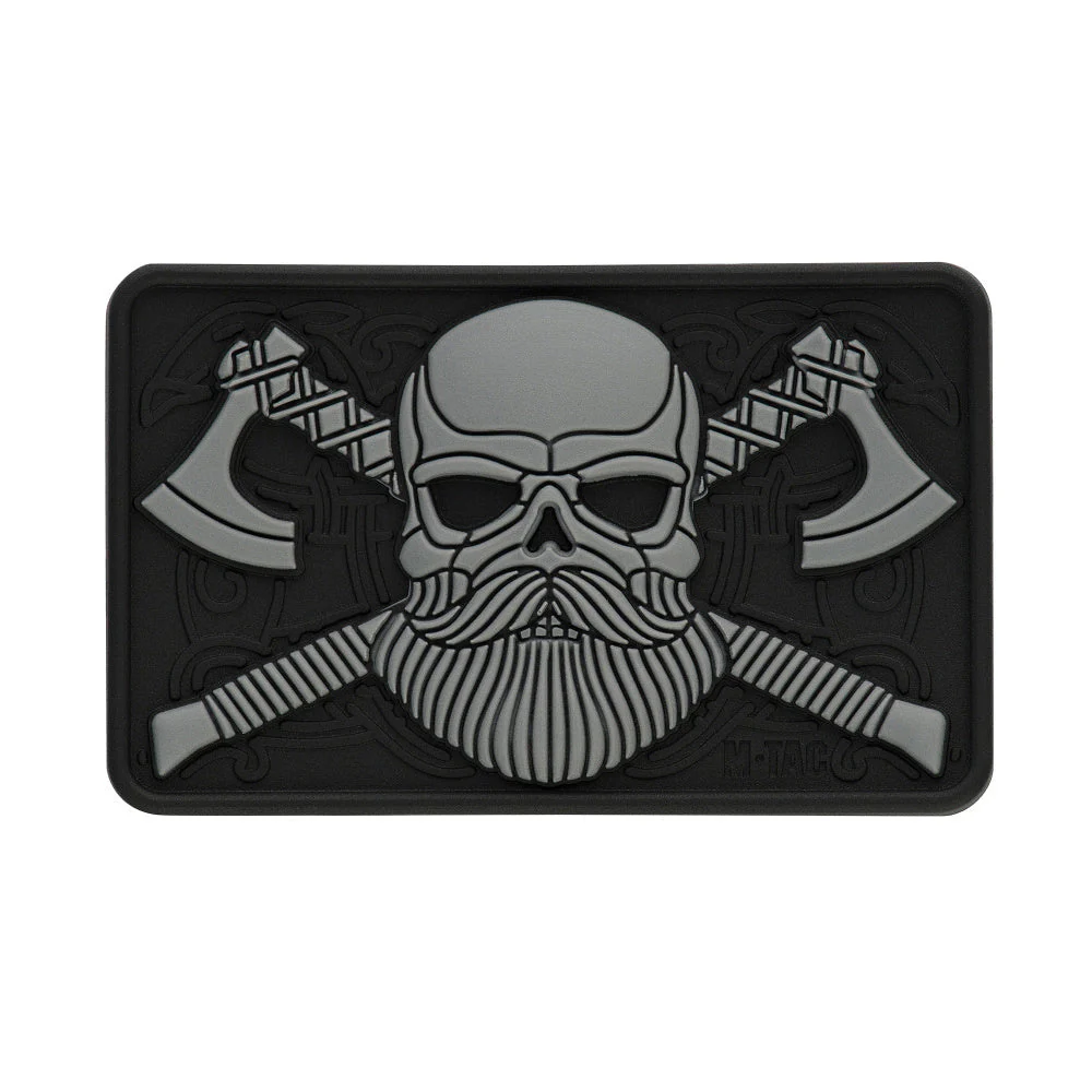 M-Tac Bearded Skull with Axes 3D PVC - Image 16