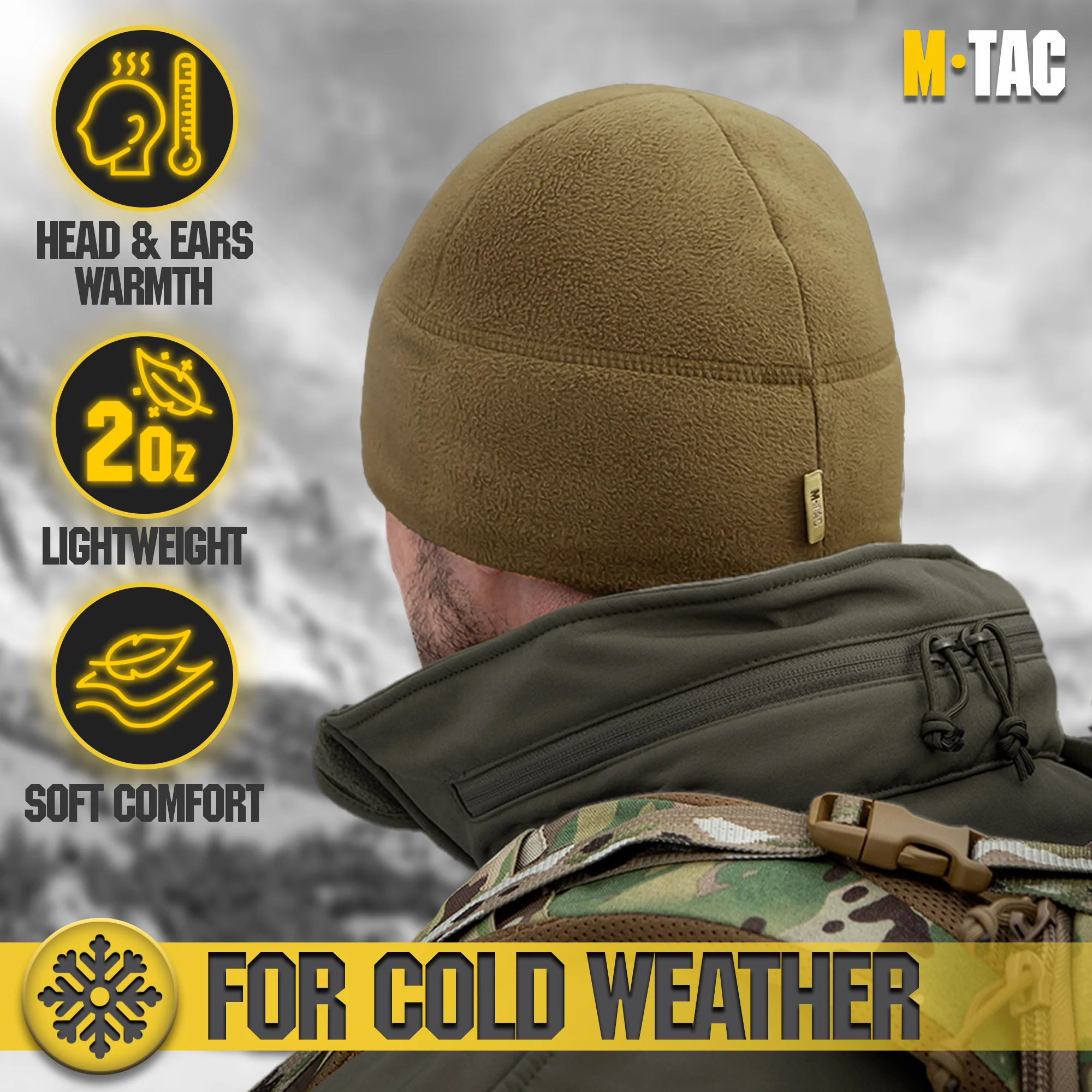 M-Tac Elite Fleece Watch Cap with Slimtex (250 g/m2) - Image 11