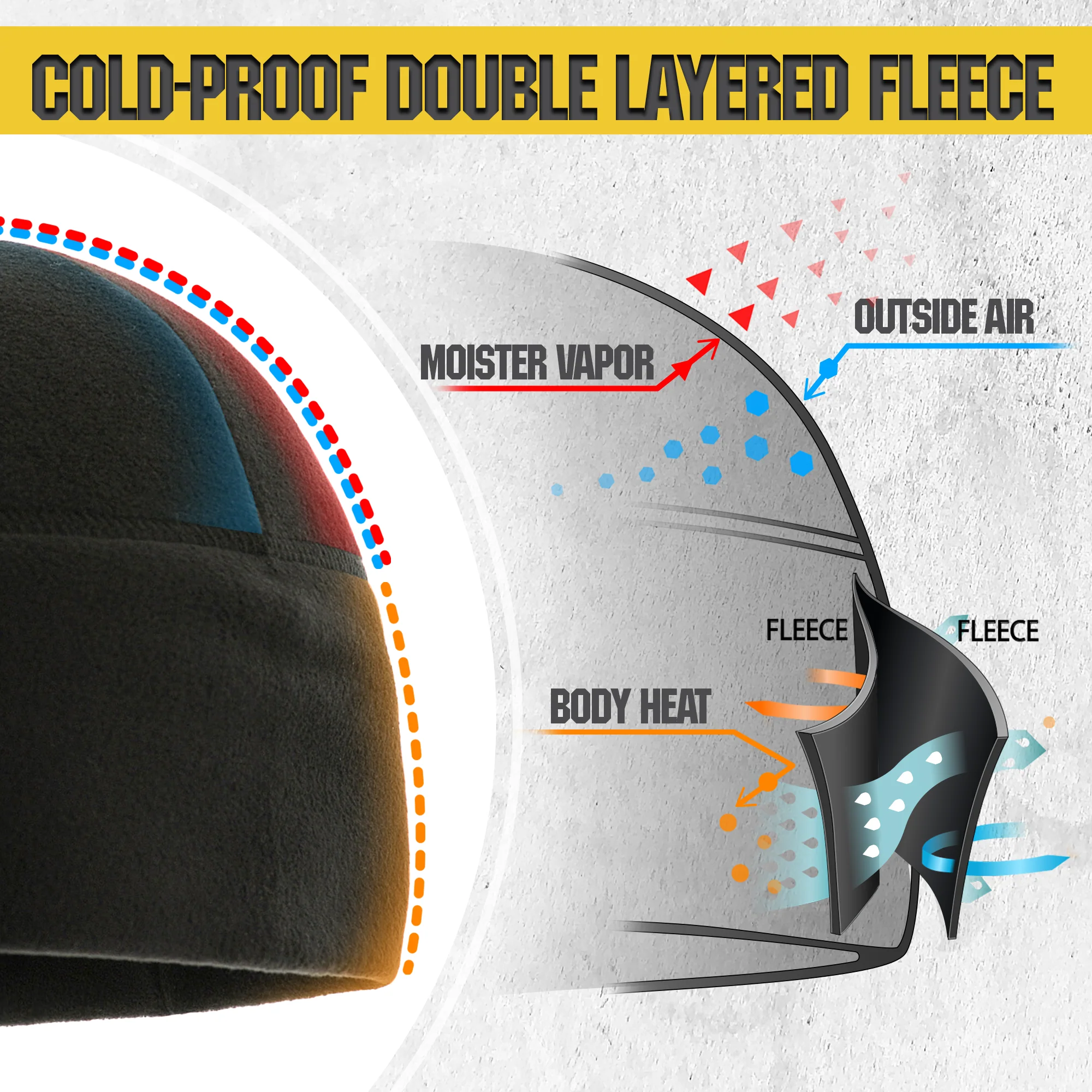 M-Tac Fleece Watch Cap Light Polartec Gen II (159 g/m2) - Image 8