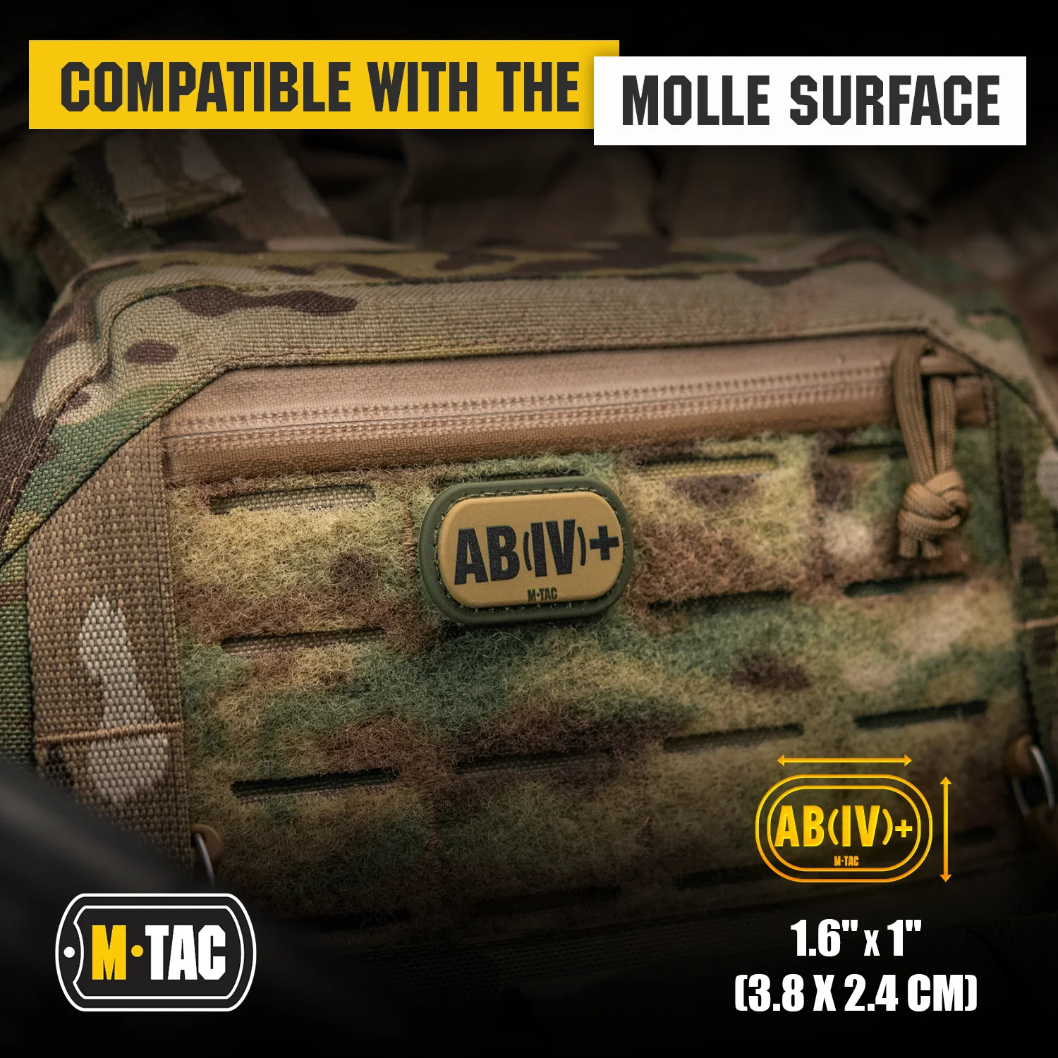 M-Tac Molle Medical Patch Blood Group - Image 18