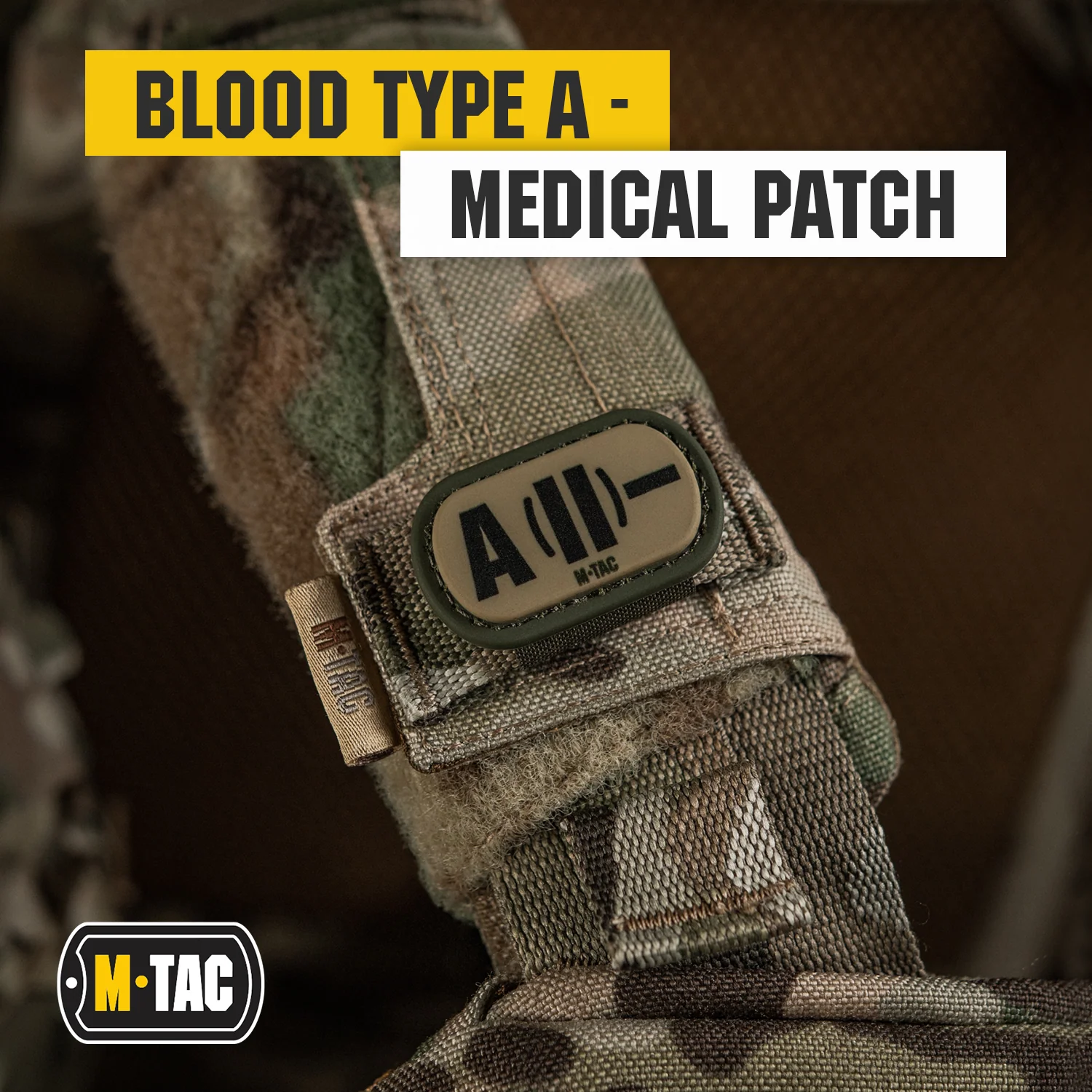 M-Tac Molle Medical Patch Blood Group - Image 2