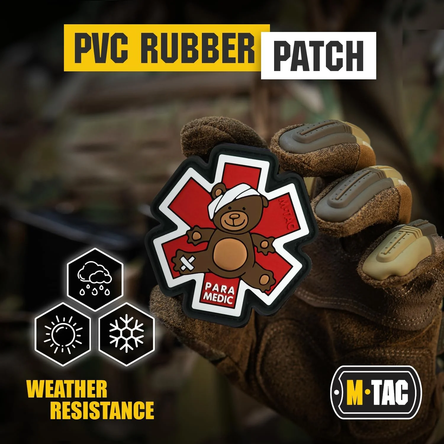 M-Tac Morale Patch Paramedic Bear PVC - Image 11
