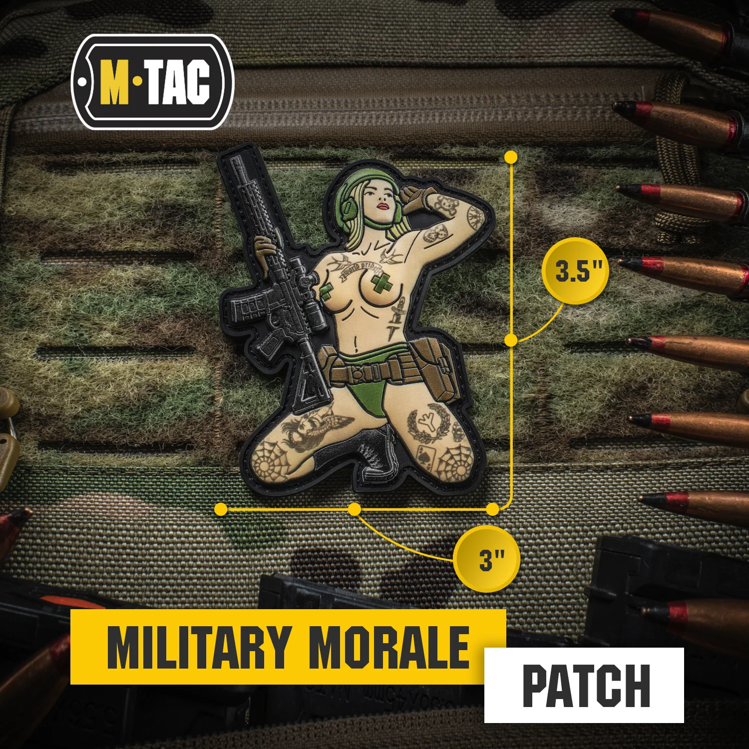 M-Tac Morale Patch Tactical Girl - Image 14