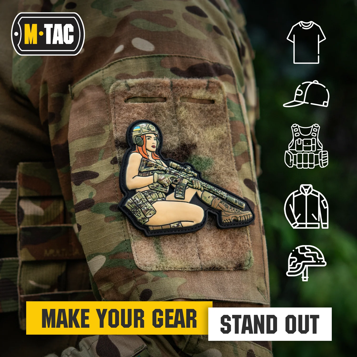 M-Tac Morale Patch Tactical Girl - Image 34