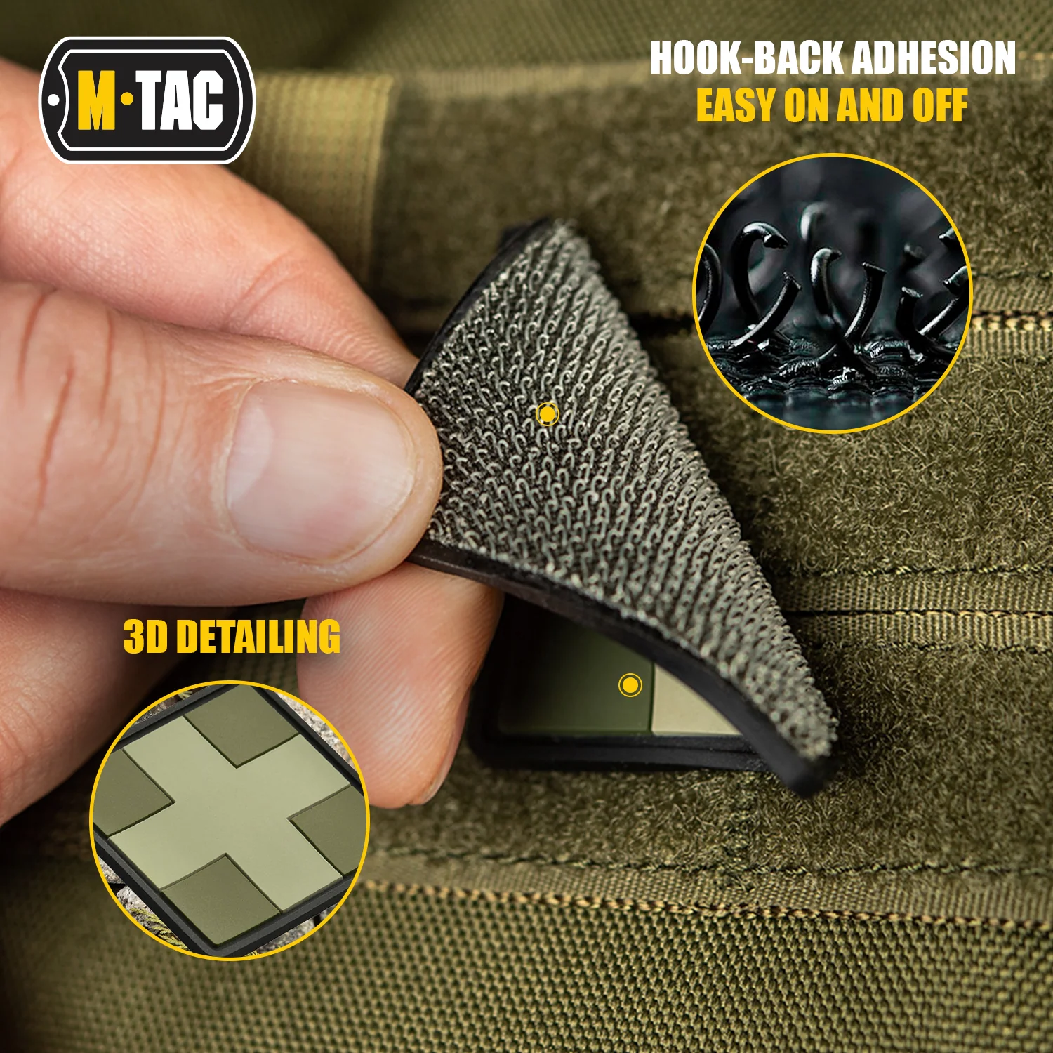 M-Tac patch Medic Cross Square PVC - Image 22