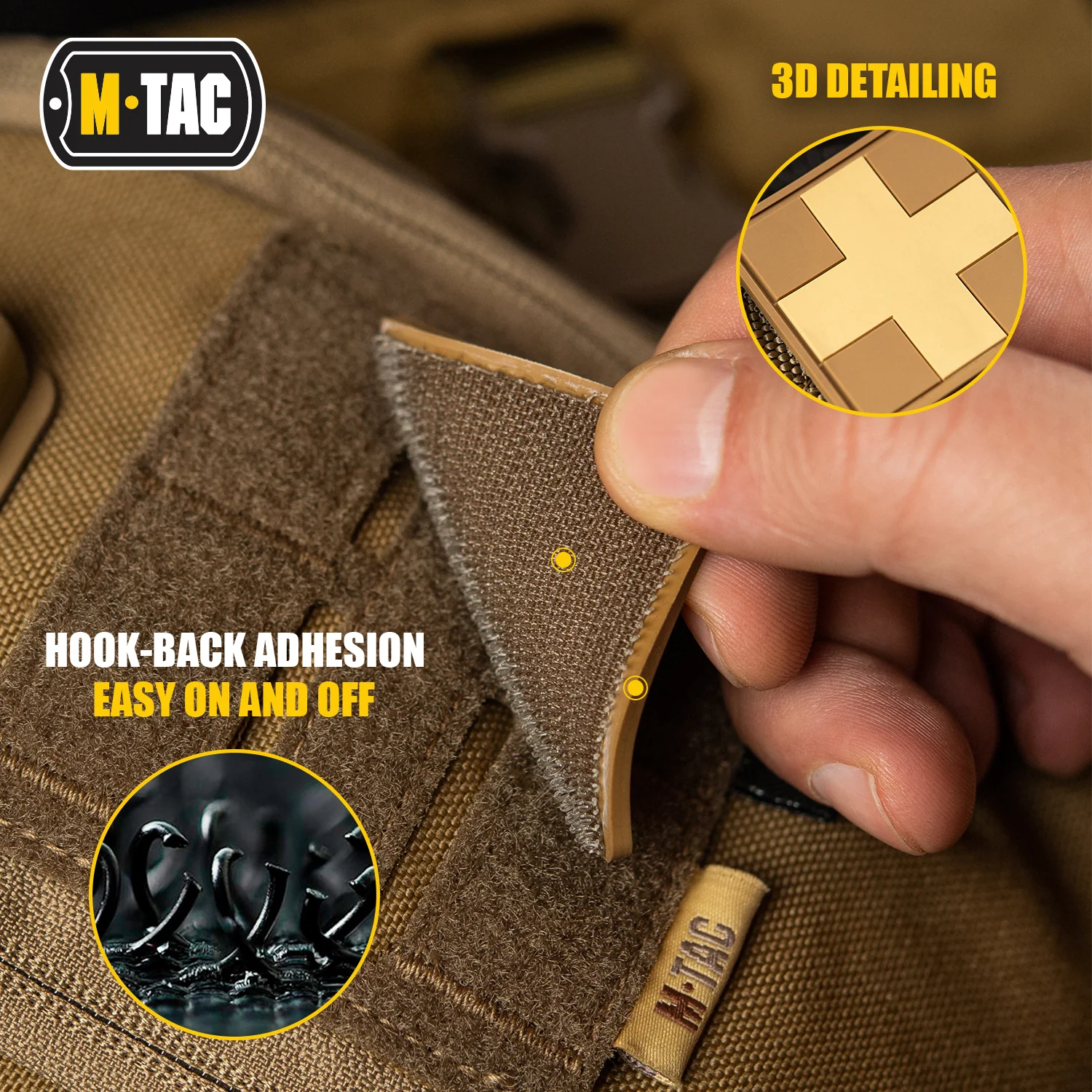 M-Tac patch Medic Cross Square PVC - Image 28