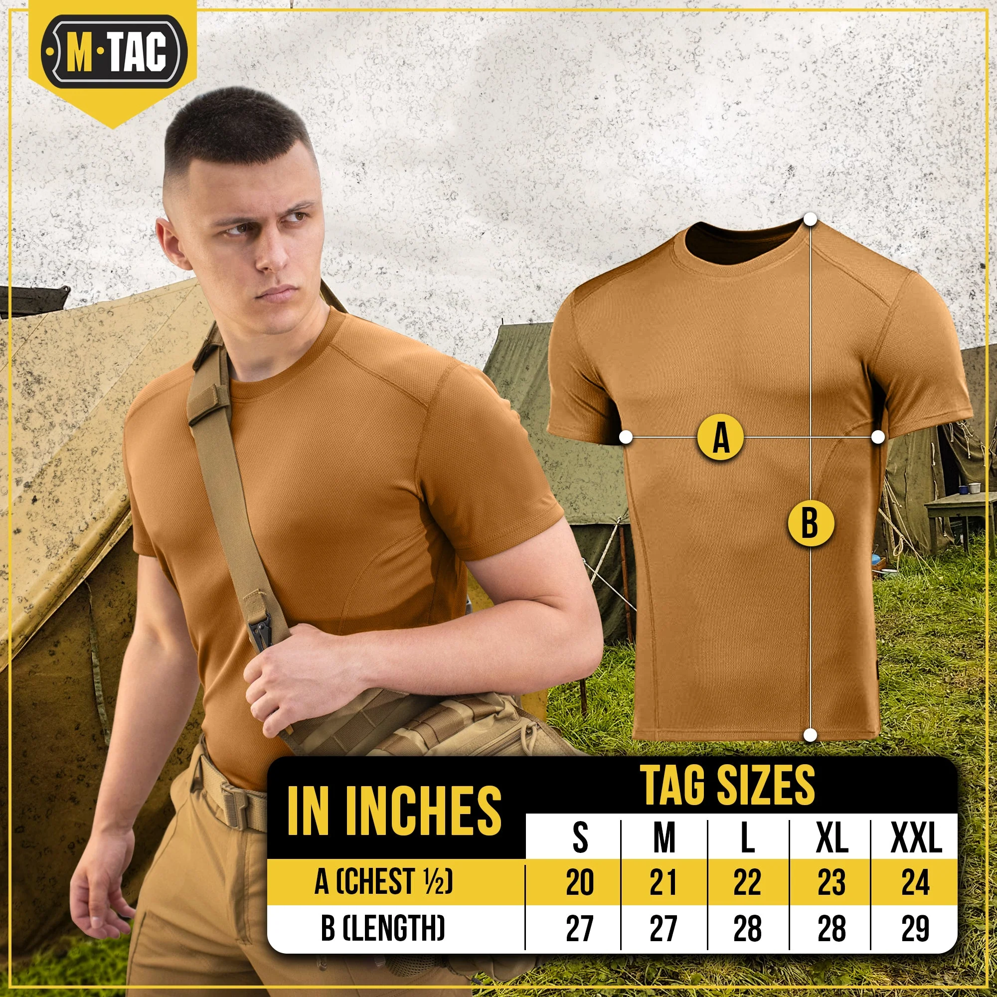 M-Tac Sweat-Wicking Athletic T-shirt - Image 12