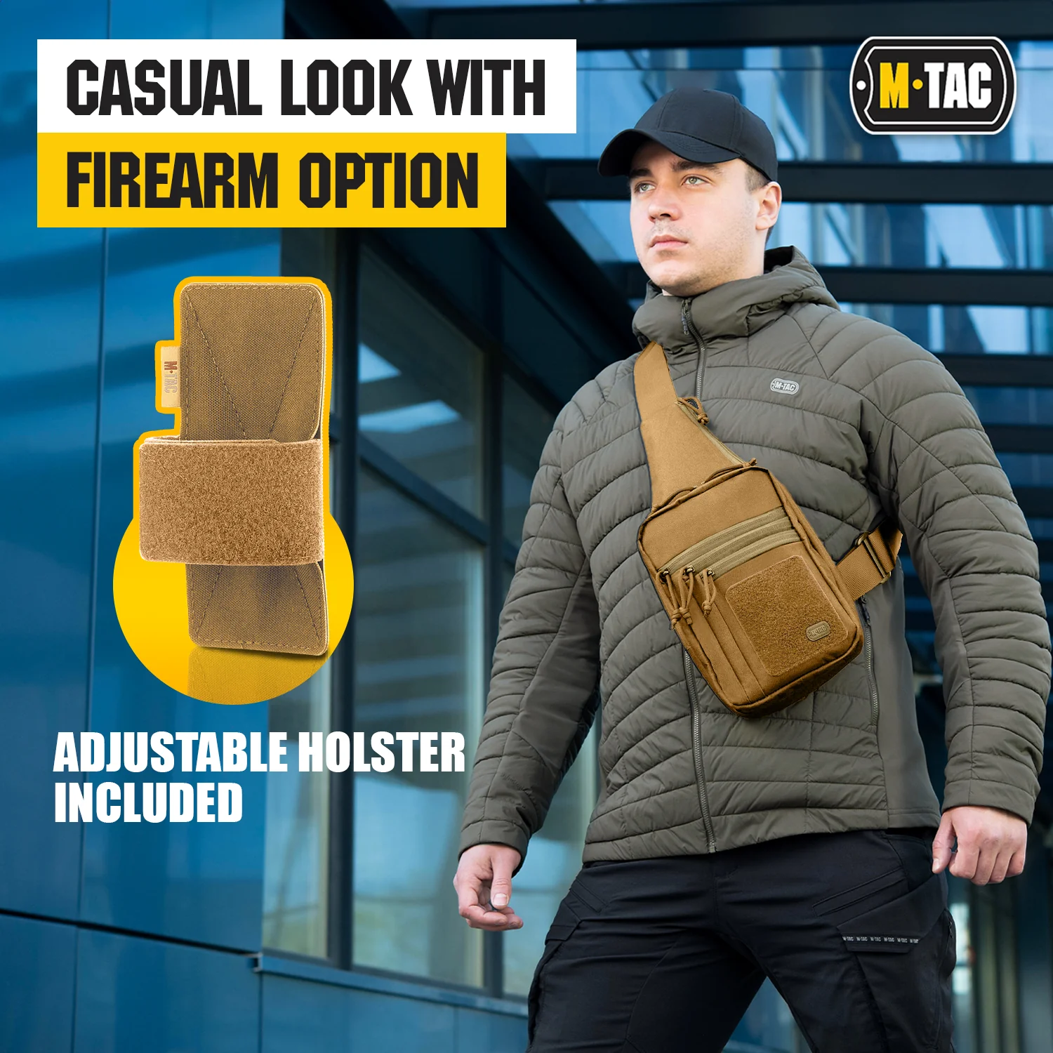 M-Tac Tactical Bag Shoulder Chest Pack with Sling & Loop Panel - Image 21