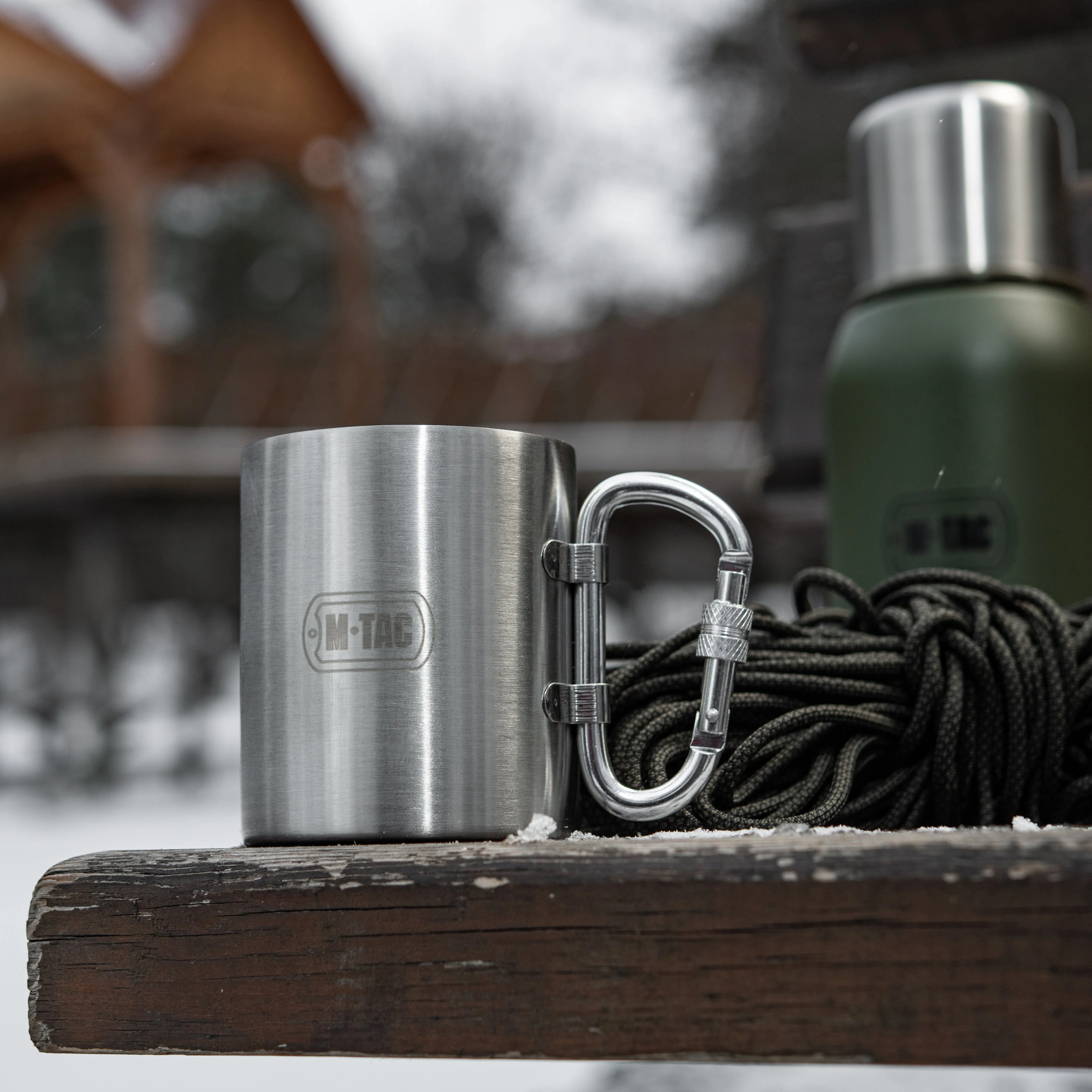 M-Tac Thermo Mug 9oz with Carabiner - Image 2