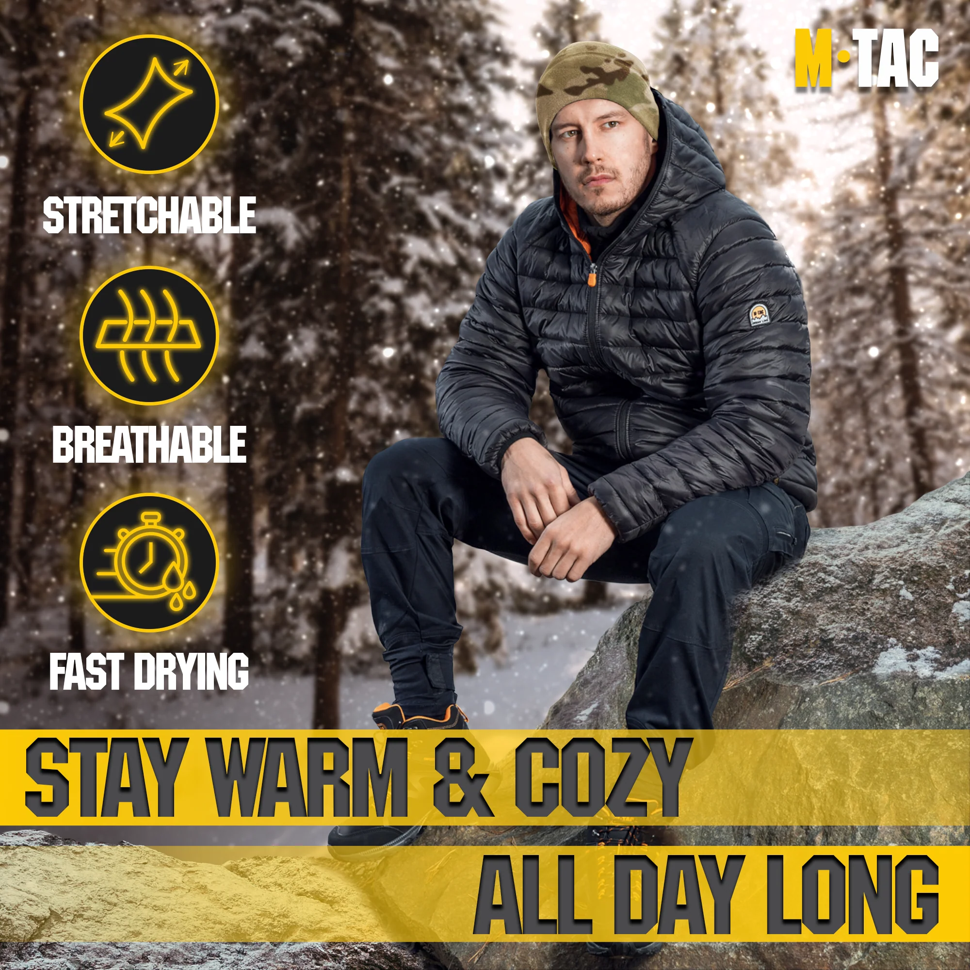 M-Tac Watch Cap Fleece with Slimtex (320 g/m2) - Image 32
