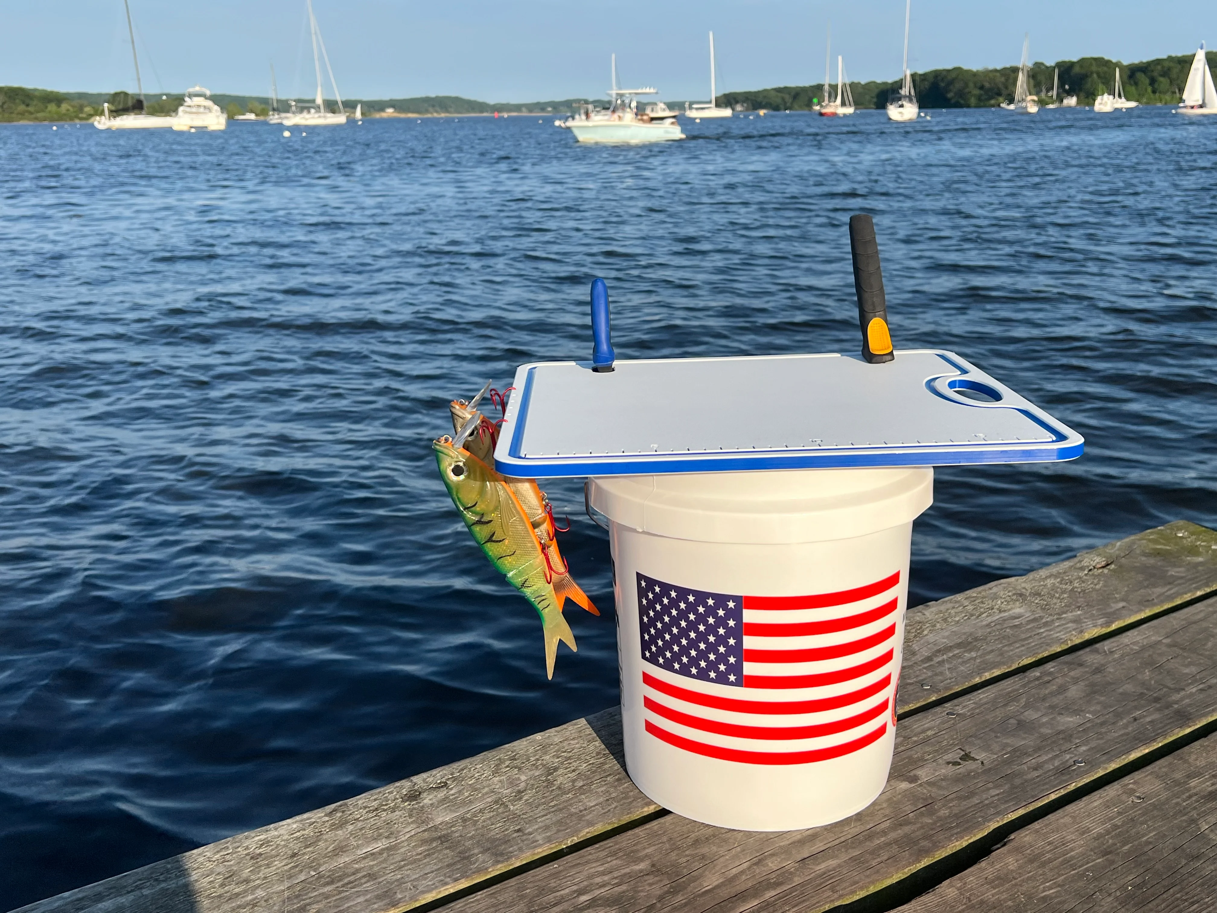 Made in the USA | Premium Bucket or Cooler Fishing Cutting Board - Image 52
