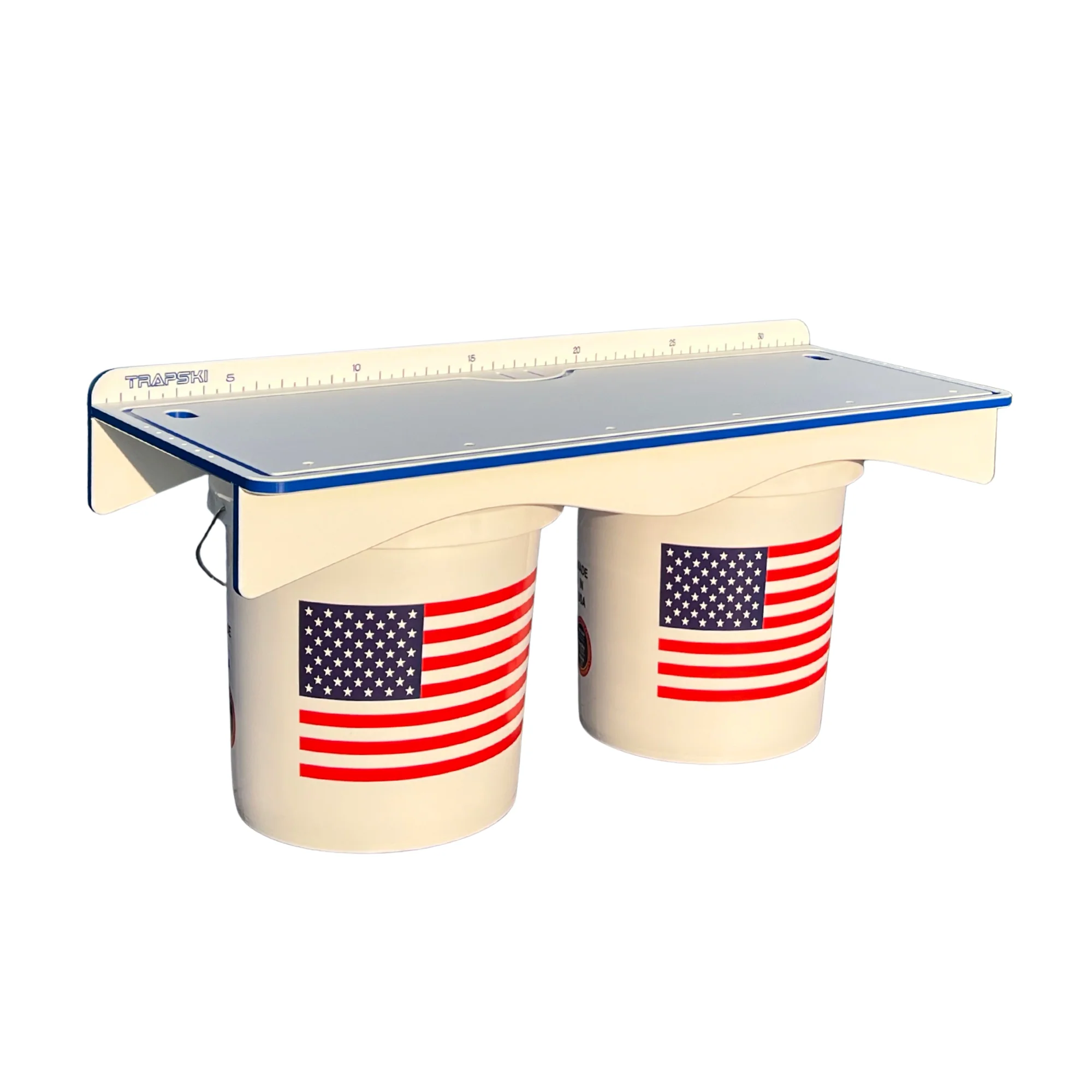 Made in the USA | Premium Double Bucket 33" Raised Fillet Table Cutting Board - Image 9