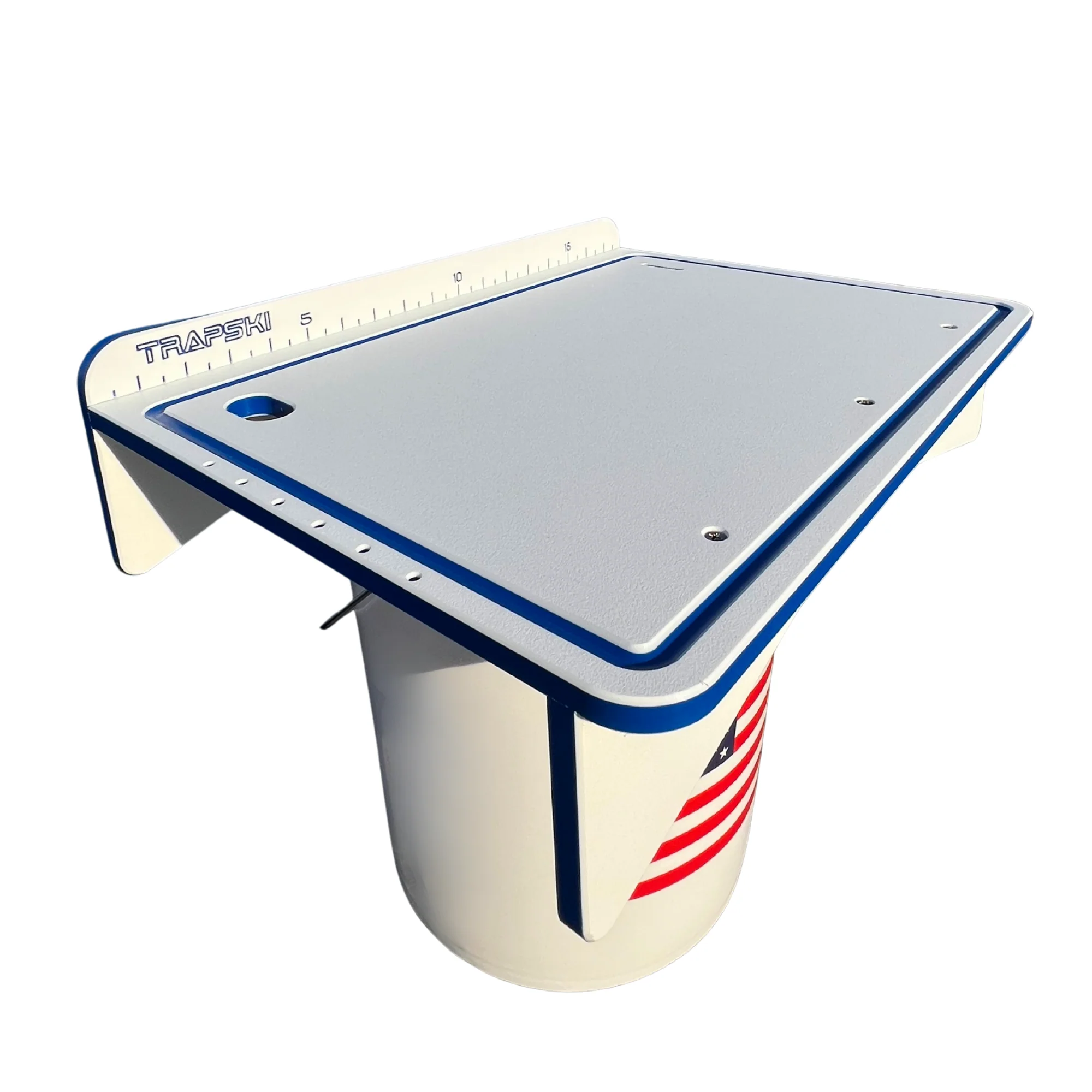 Premium Rod Mount 18" or 33" Raised Fillet Table – 3-in-1 Bait & Fish Station | Fits Rod Holders, Buckets & Flat Surfaces | Marine-Grade HDPE | Ruler, Juice Groove, Knife & Tool Slots - Image 15