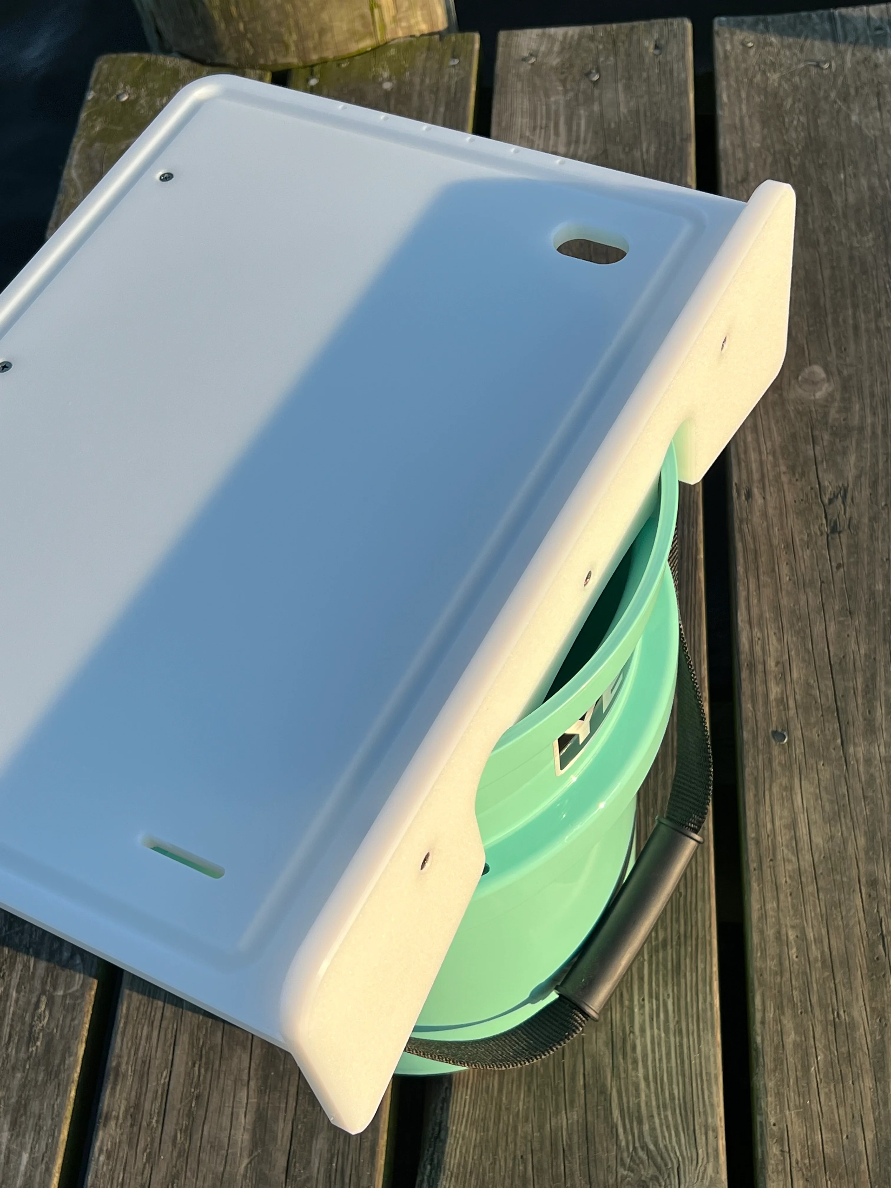Made in the USA | Premium Single Bucket Raised 18" Fillet Table and Cutting Board - Image 17