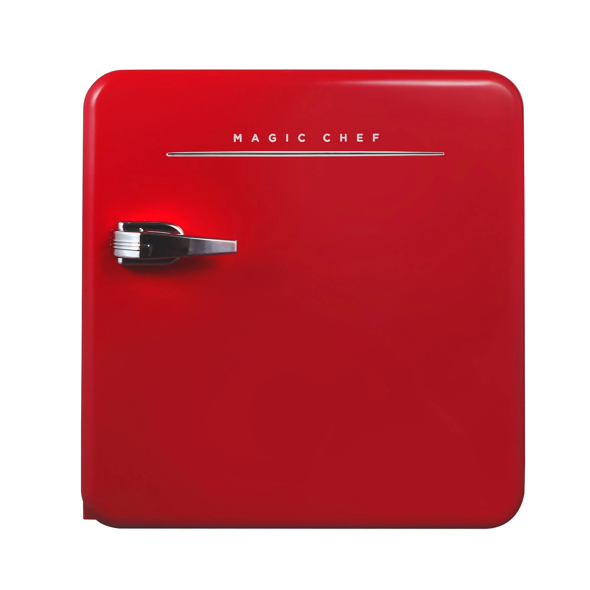 Magic Chef 1.6 Cubic Feet Retro Style Mini Fridge with Interior LED Light, Red - Image 11