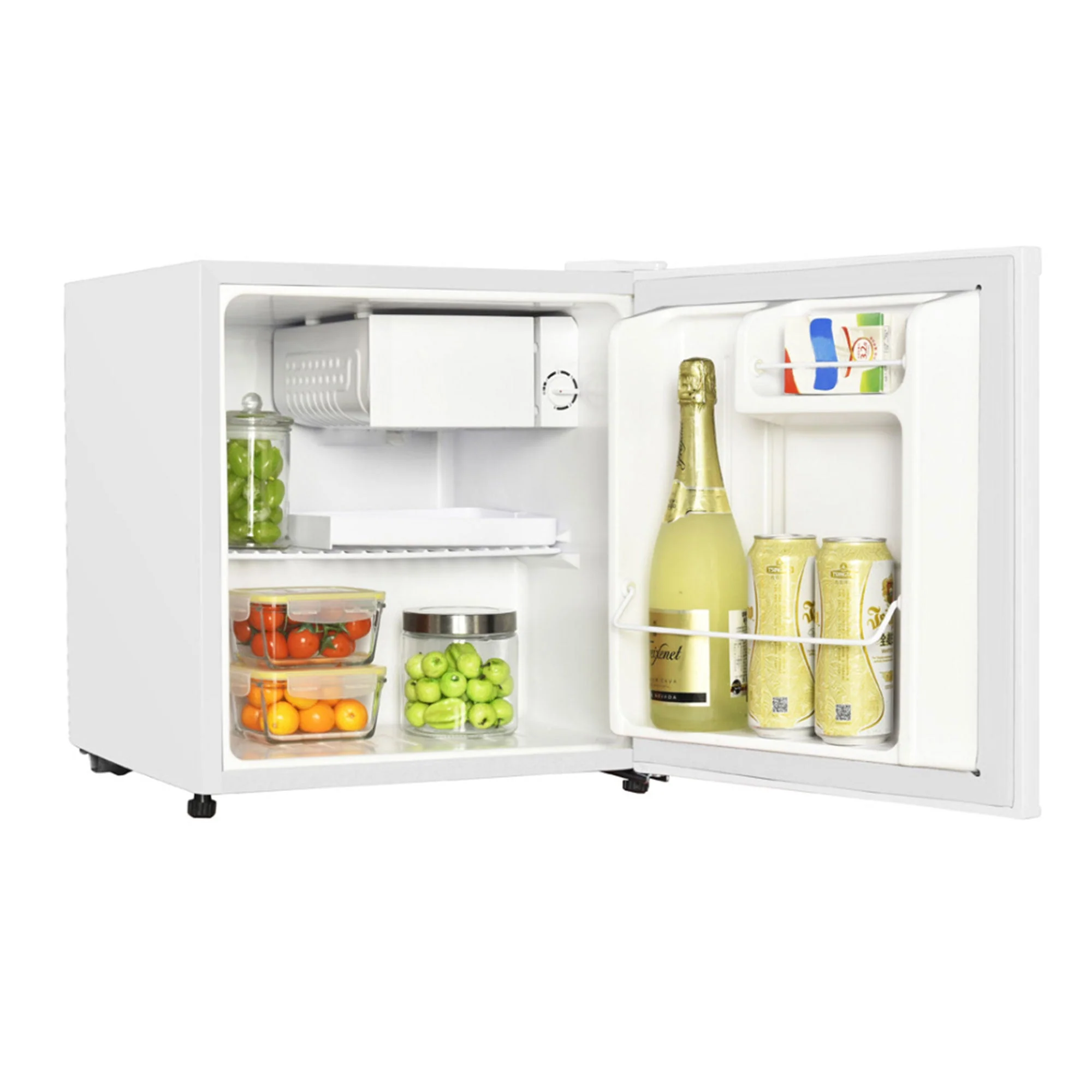 Magic Chef MCR170WE Mini Refrigerator with Freezer Shelf, 1.7 Cubic Feet, White - Image 6