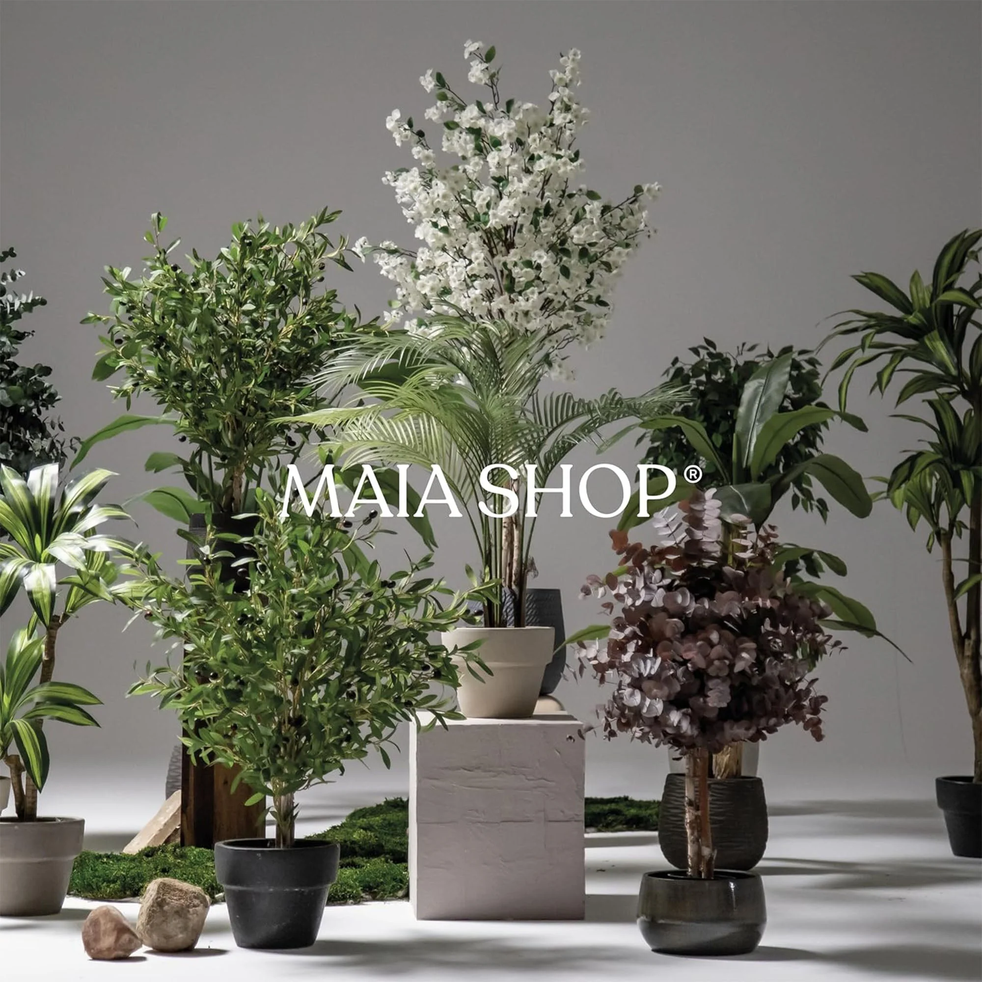 Maia Shop Artificial Olive Tree 6 Feet Tall Potted Home Decoration, 71 Inches - Image 9