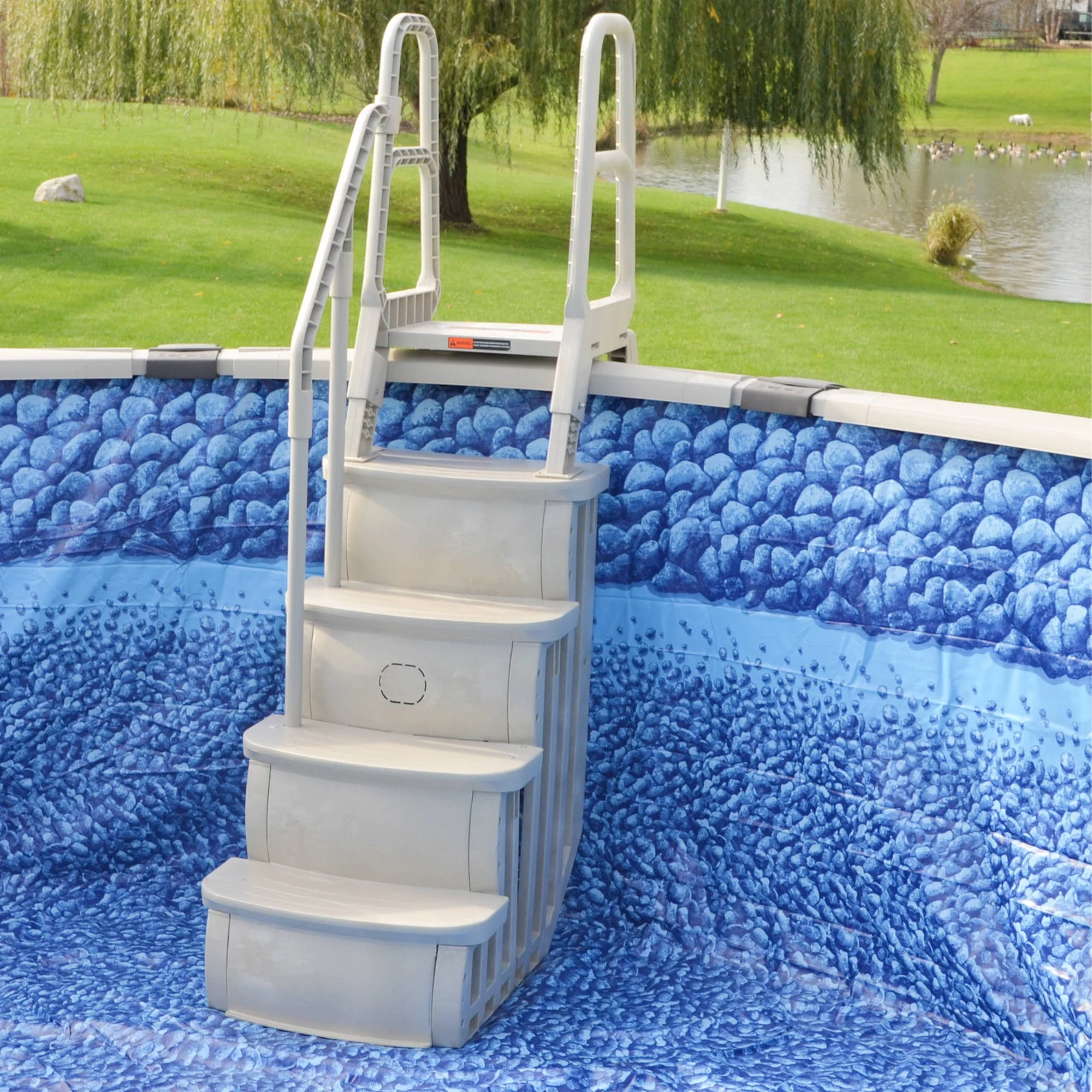 Main Access 48-54 Inch Above Ground Swimming Pool Smart Step and Ladder System - Image 5