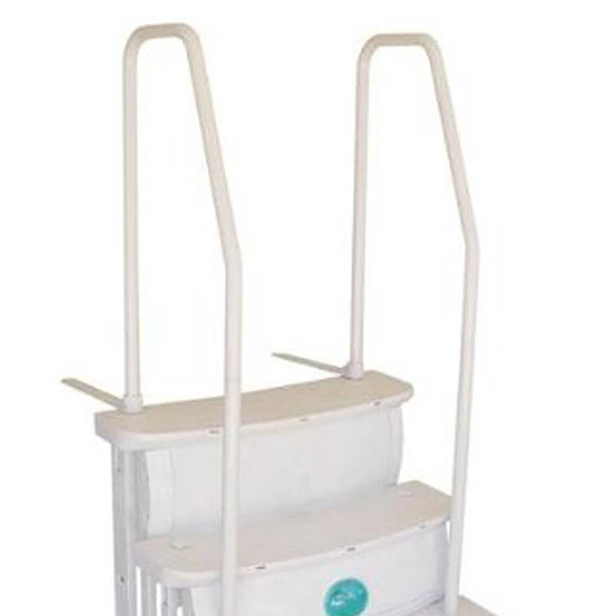 Main Access iStep Above Ground Pool Entry Steps Ladder w/ LED Light + 2 Weights - Image 10