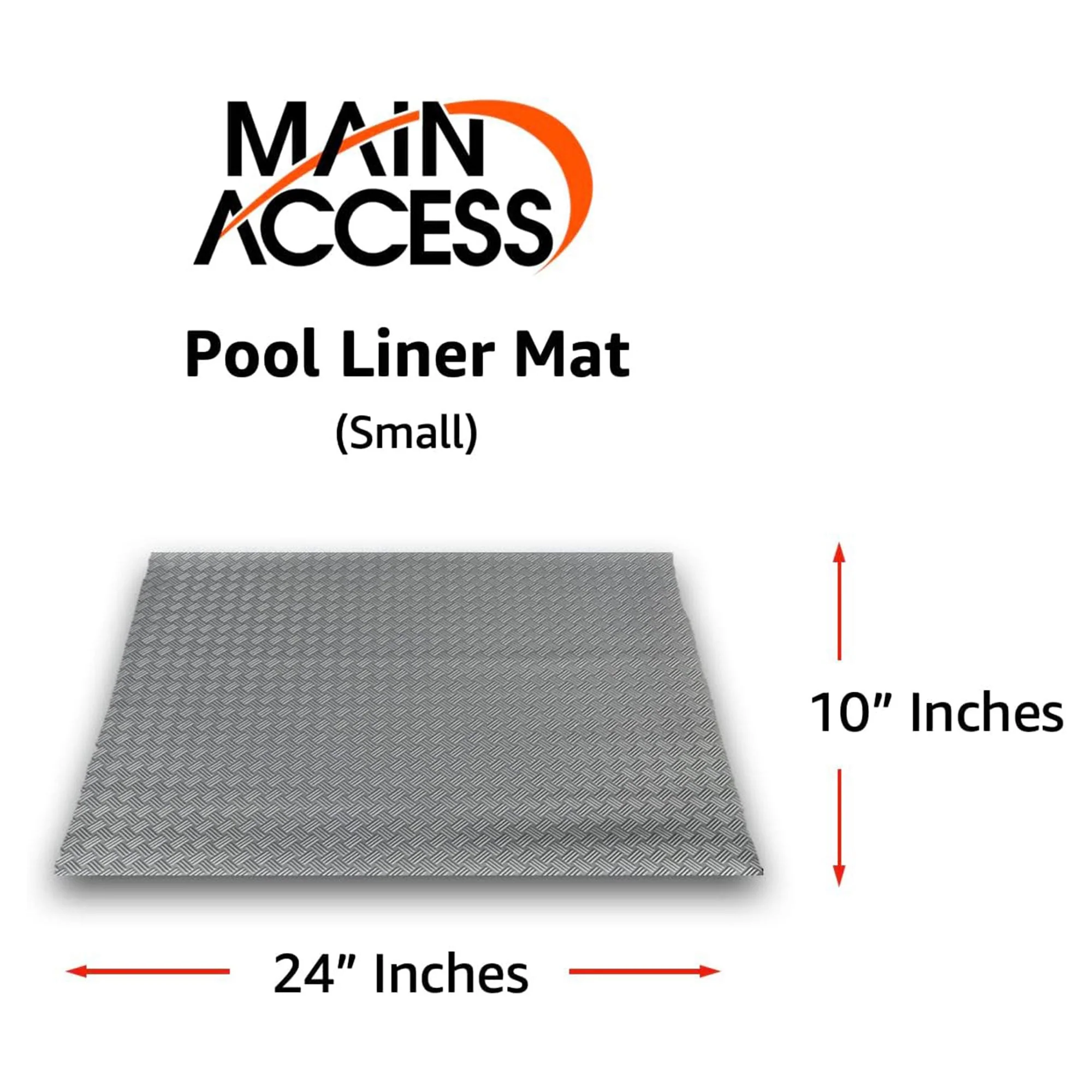 Main Access Large Guard Mat, Gray + New Main Access ProSeries Ladder, White - Image 4