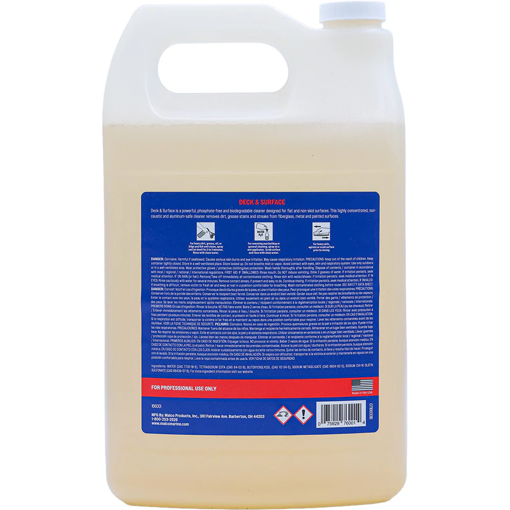 Malco Deck Surface Spray All Purpose Cleaner - 1 Gallon - Image 2
