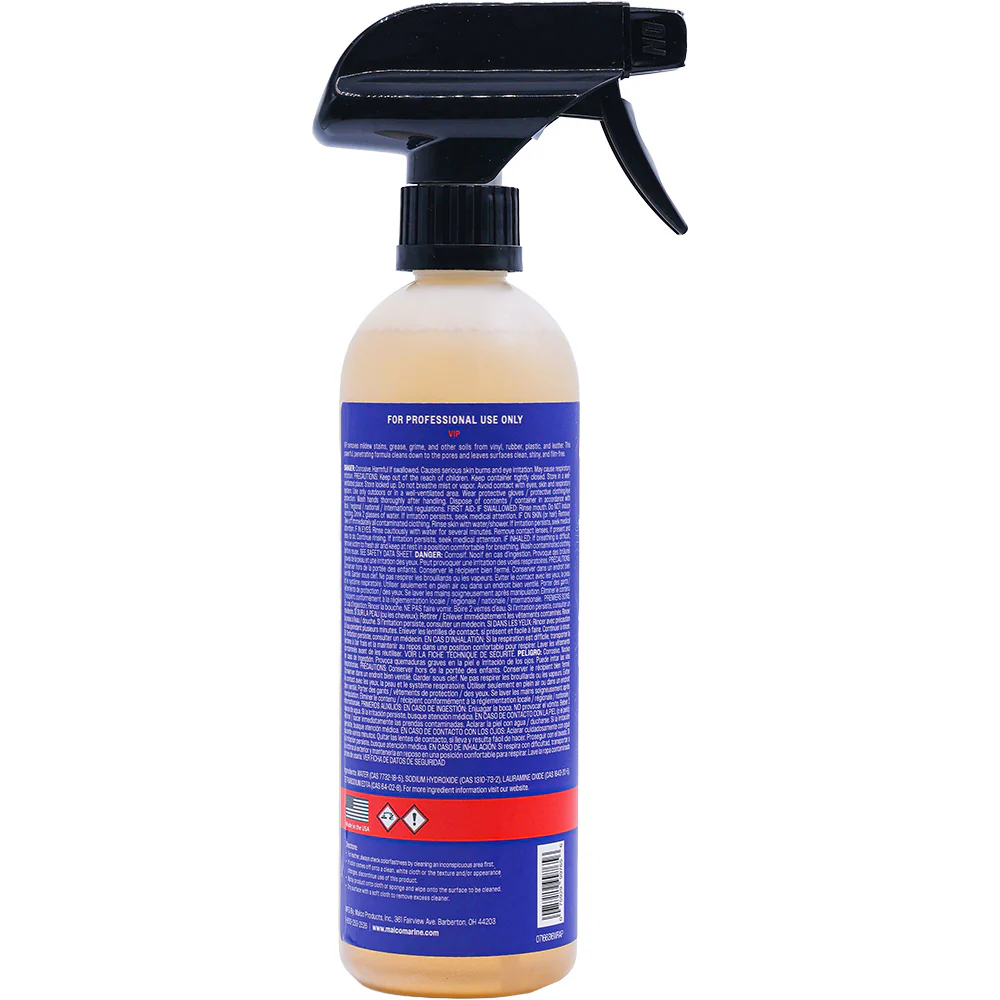 Malco VIP Vinyl  Plastic Cleaner - 16oz - Image 2