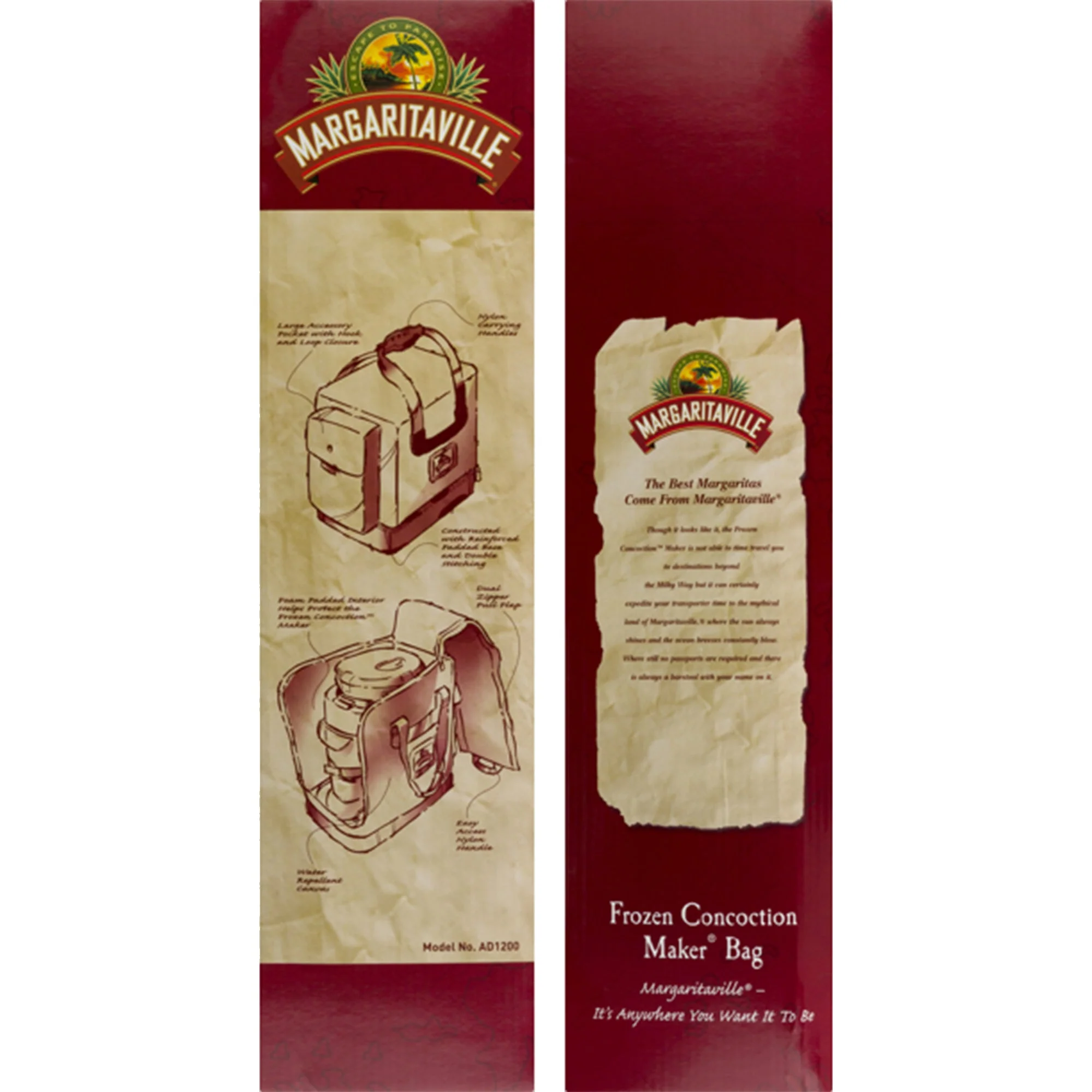 Margaritaville AD1200 Water Repellant Foam Padded Concoction Maker Travel Bag - Image 9